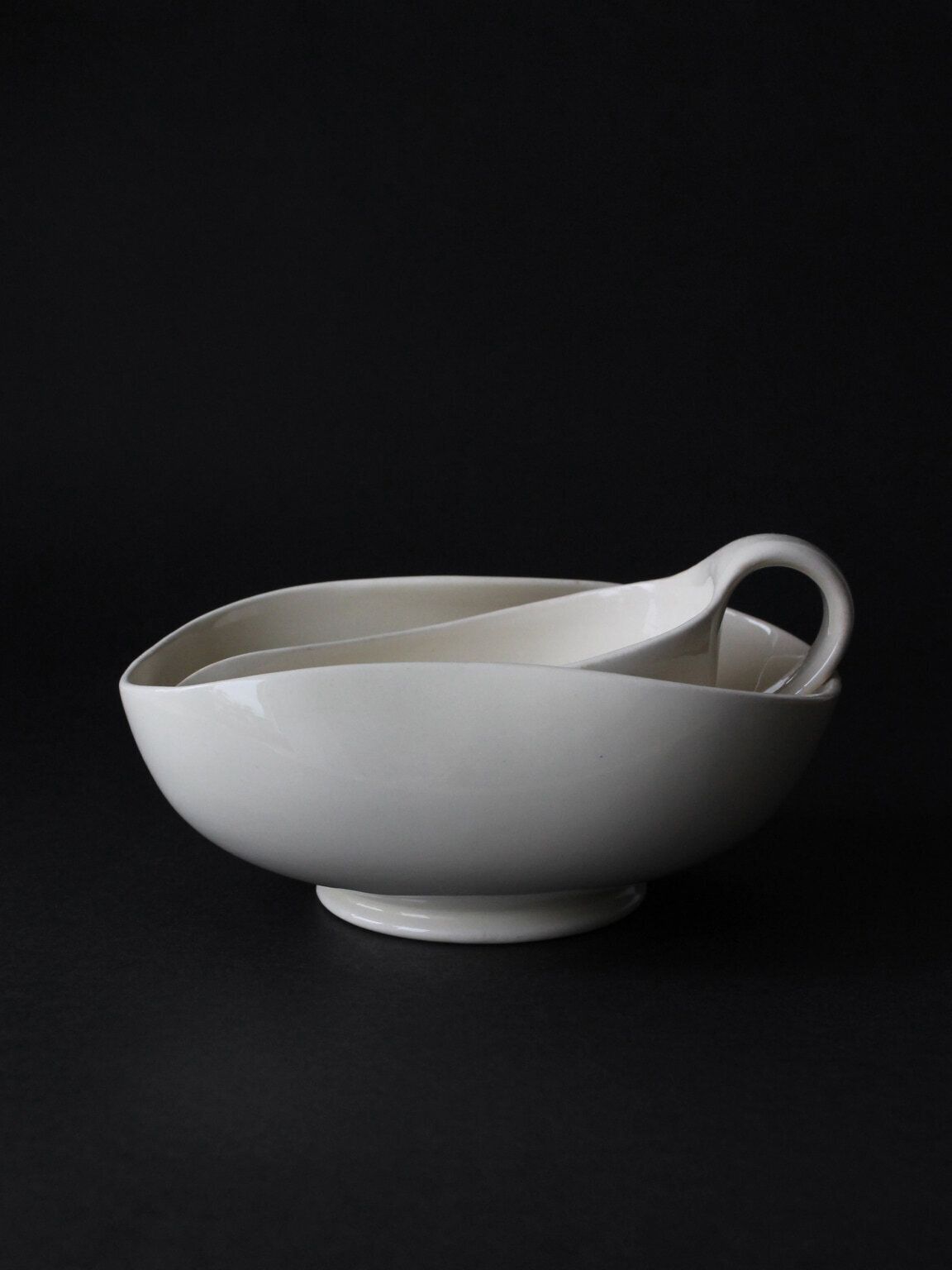 Wilhelm Kåge Bowl And Creamer Set For Gustavsberg, 1920s, Sweden photo furniture