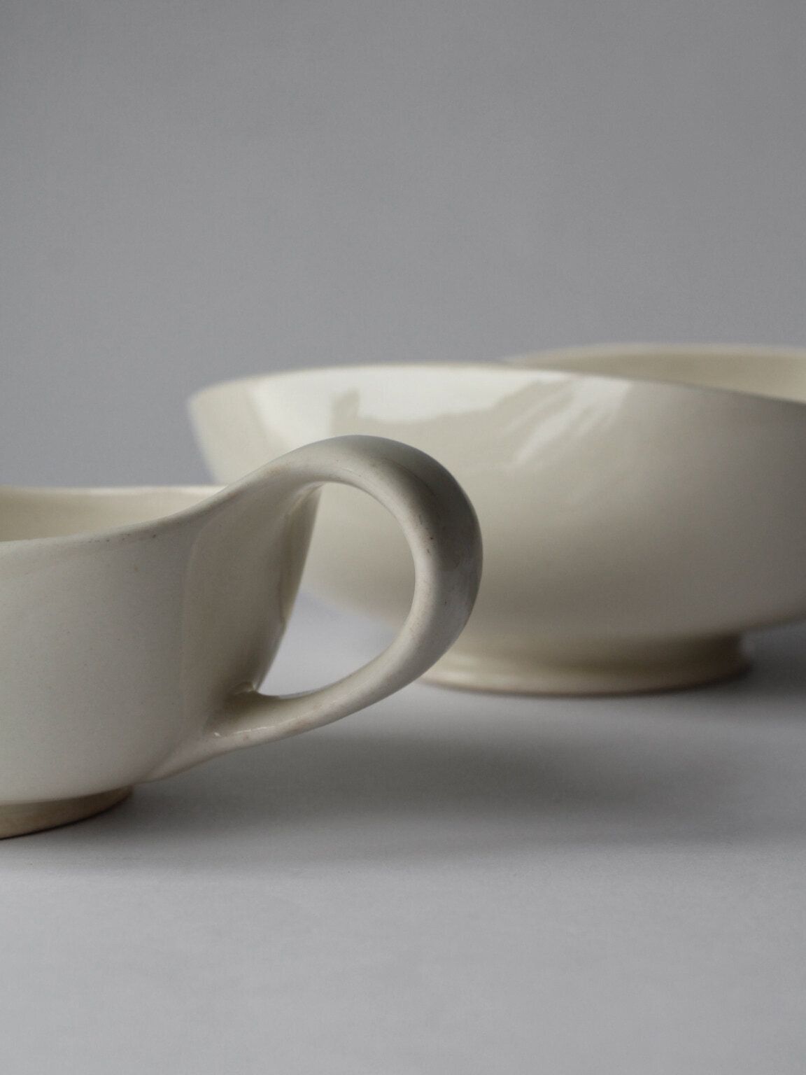 Wilhelm Kåge Bowl And Creamer Set For Gustavsberg, 1920s, Sweden photo vinterior