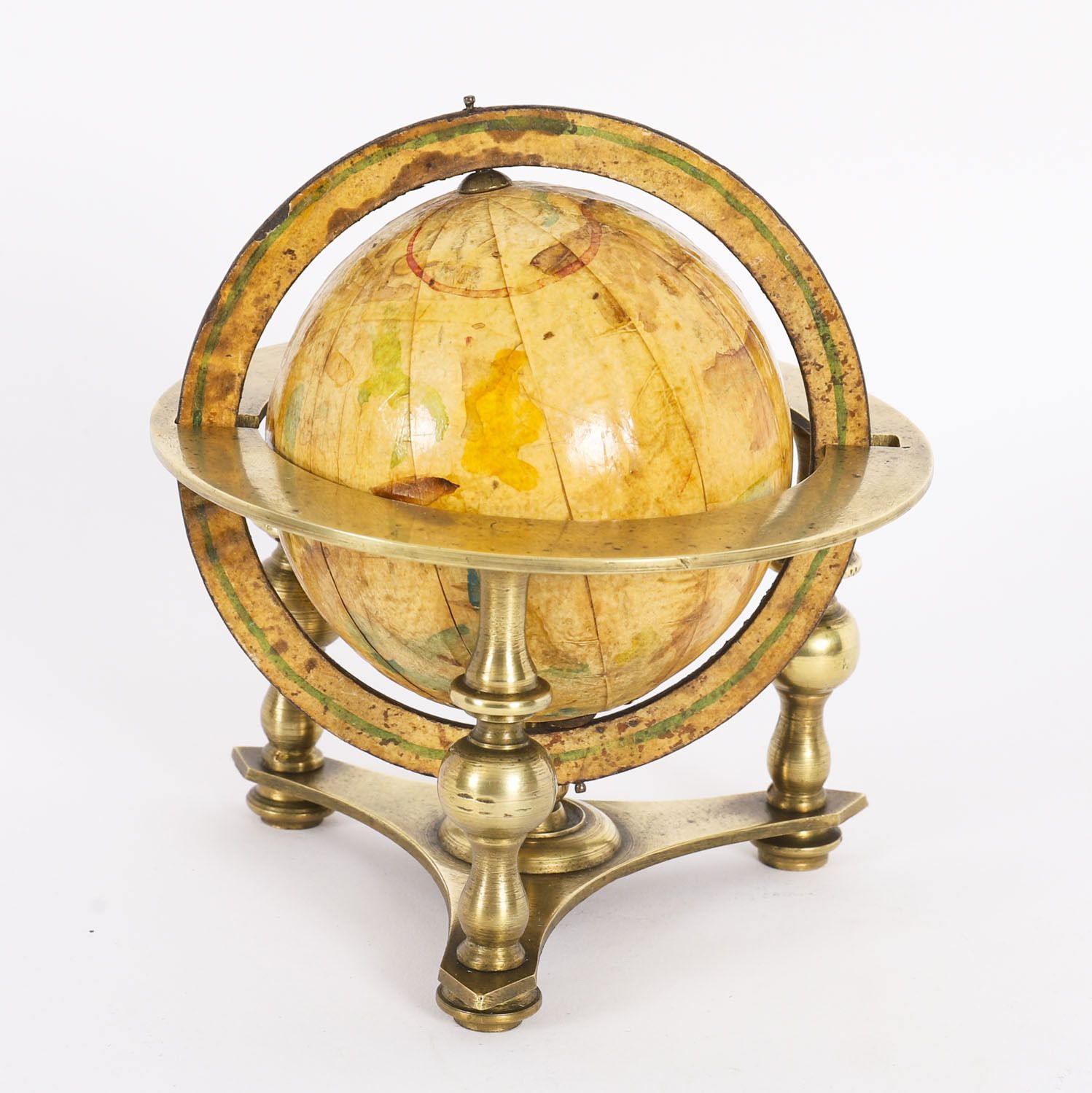Vintage Pair Of 18th C Style Terrestrial And Celestial Globes 20th C photo 1150.0