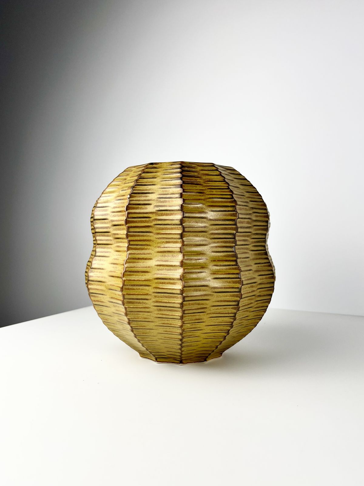 Heinrich Fuchs For Luisenburg Keramik ‘Calabash’ Vase, Germany 1970s