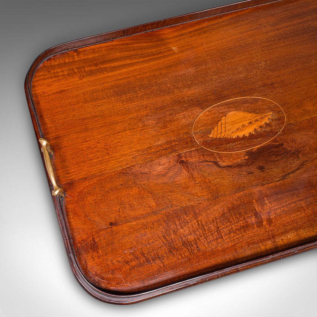 photo furniture Antique Serving Platter, English Afternoon Tea Tray, Georgian Revival, Edwardian