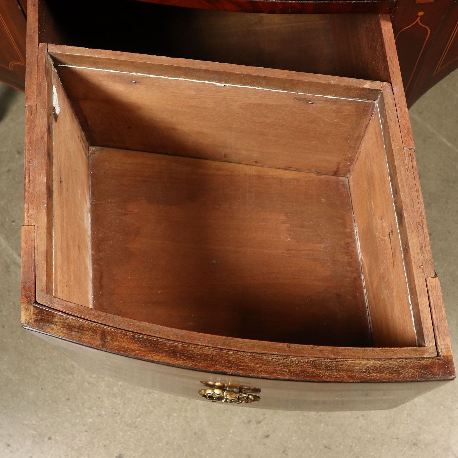 English George III Sideboard Mahogany Maple Ebony Bro Brass About 1790 photo buy