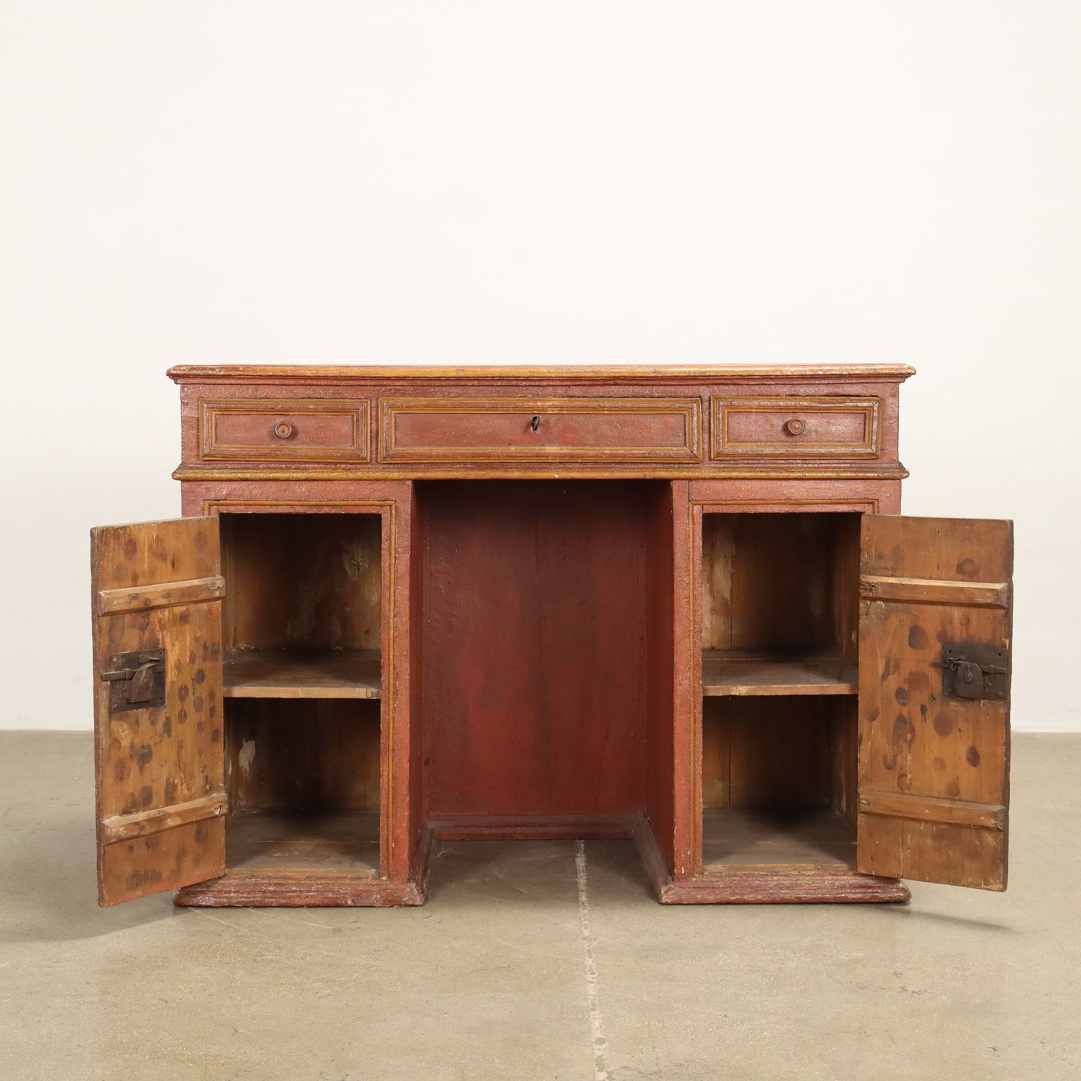 Ancient Desk Poplar Italy XVIII Century photo for sale