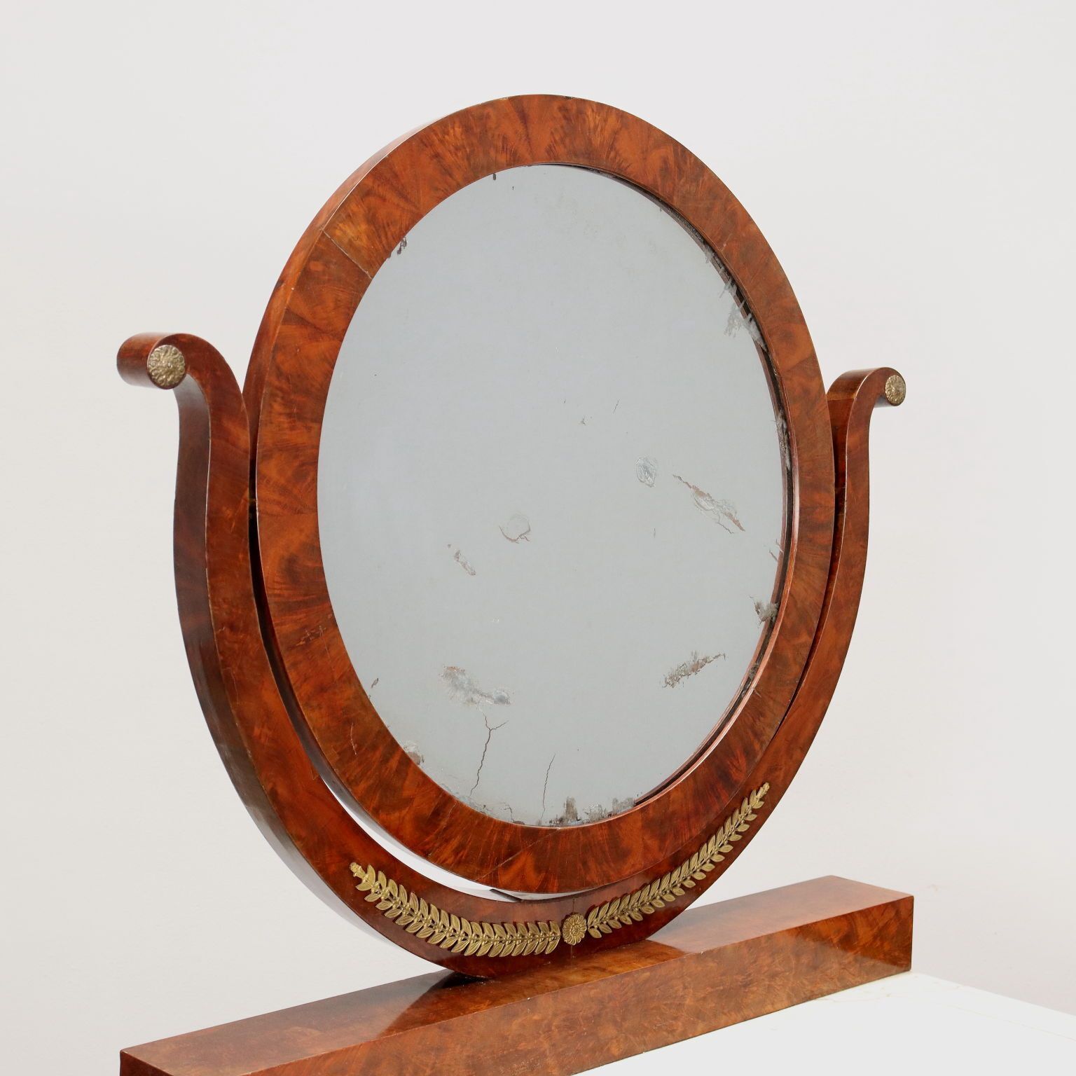 Dressing Table Restoration Mahogany France XIX Century photo for sale