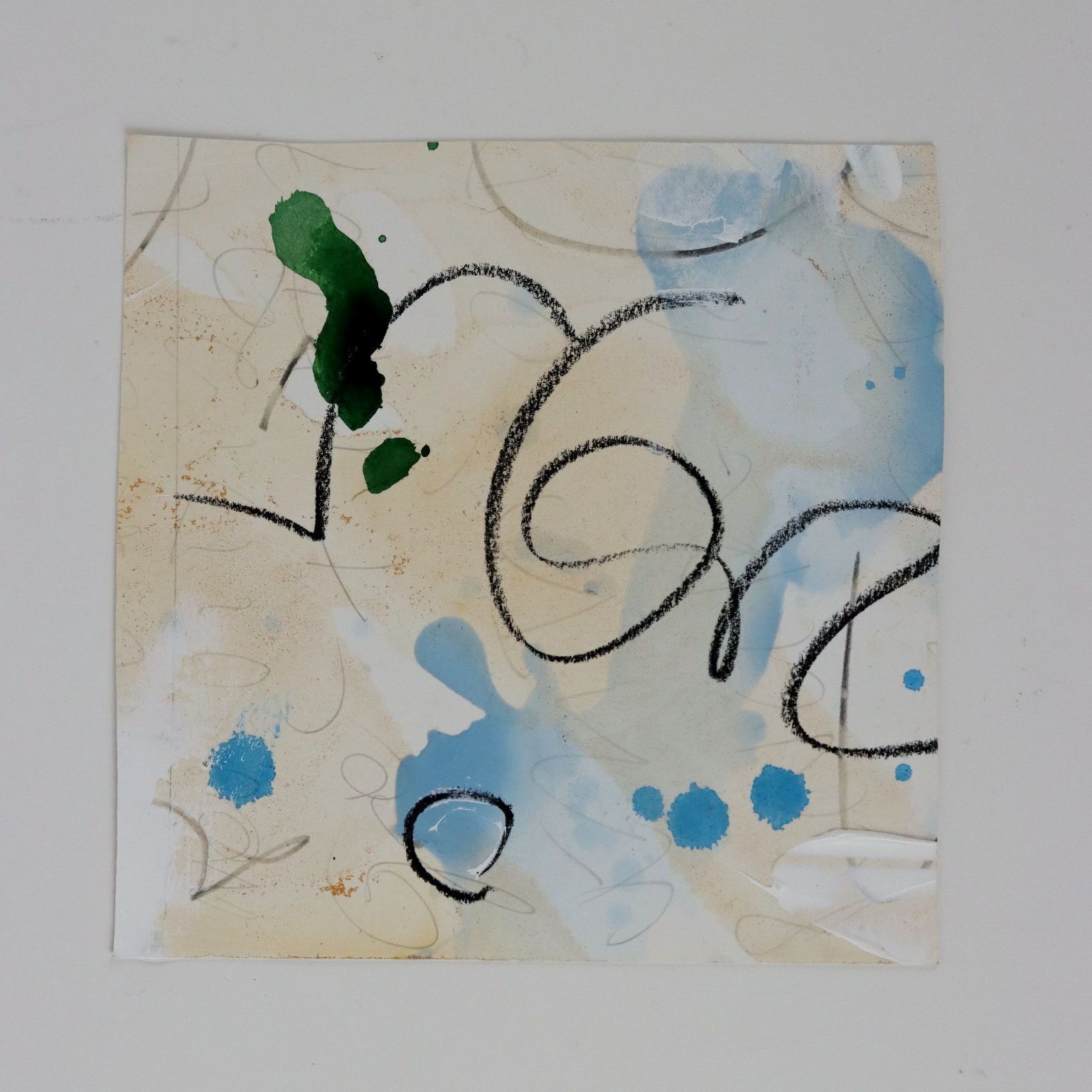 Contemporary Painting Signed Paolo Patelli Mixed Technique 2003 photo for sale