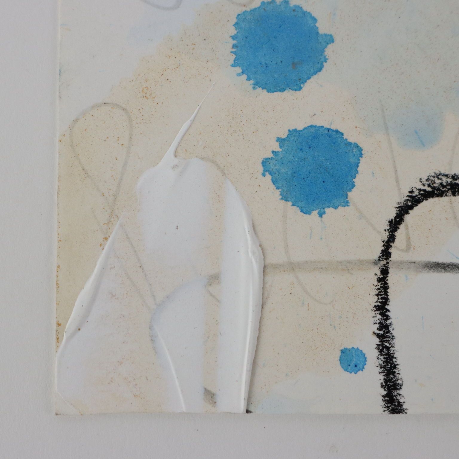 Contemporary Painting Signed Paolo Patelli Mixed Technique 2003 photo vinterior