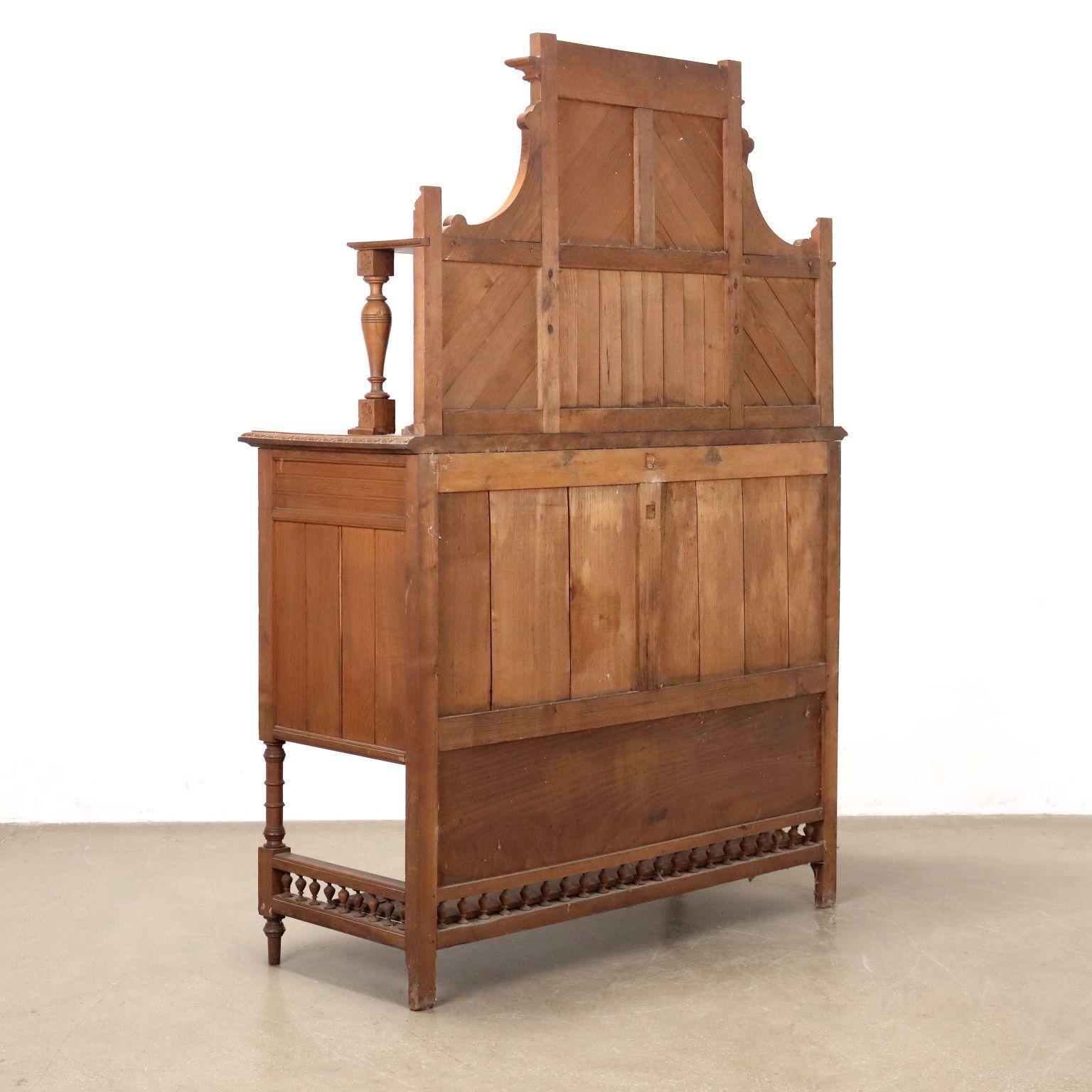 790.0 Showcase Art Nouveau Oak 2 Drawers Italy XX Century photo