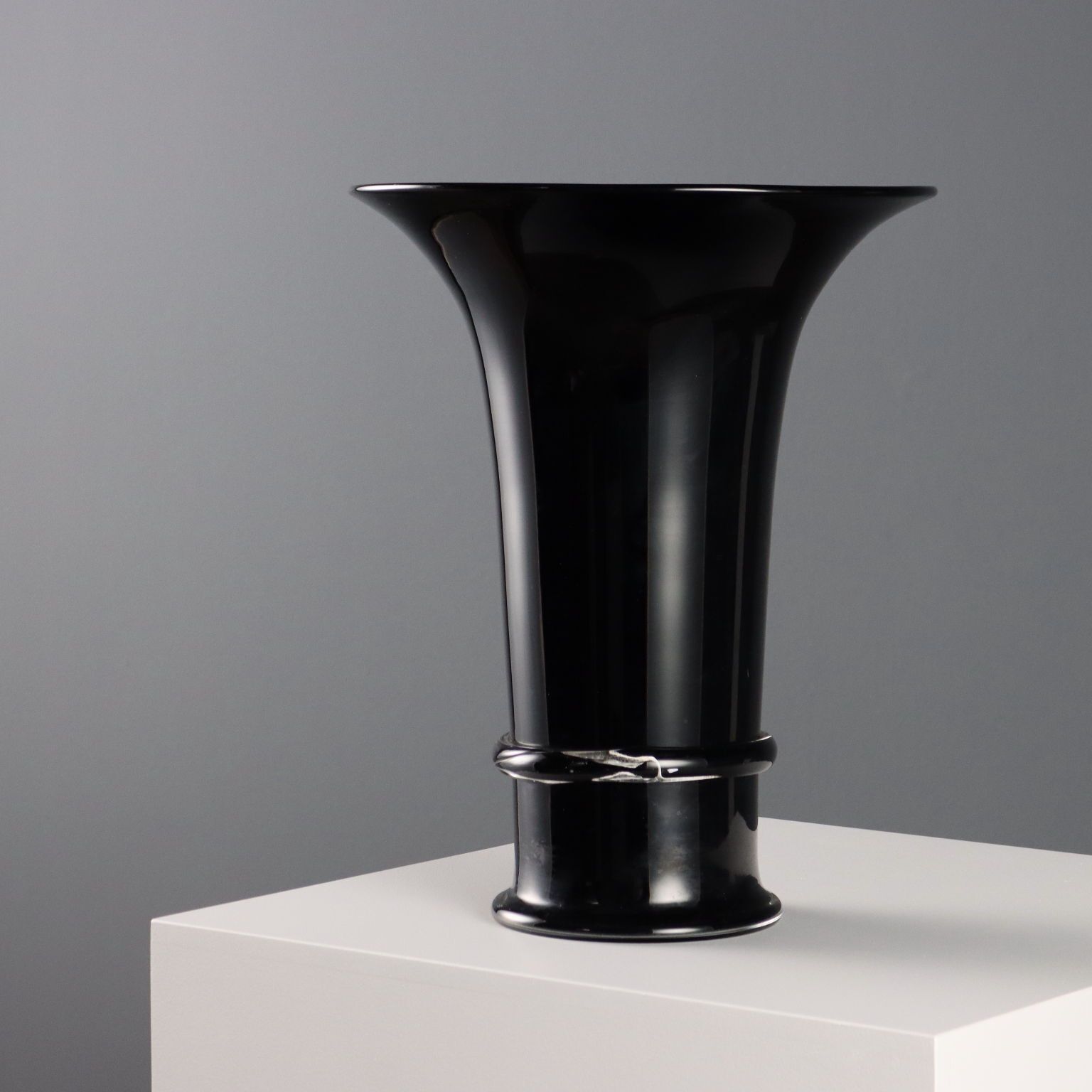 Vintage Vase Seguso Man. Vetri D'arte Italy 1980s