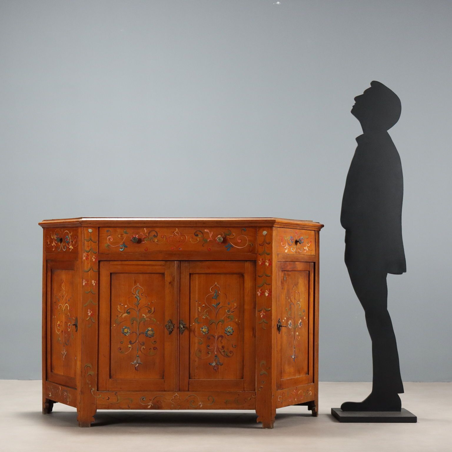Antique Cupboard Cherrywood Drawers Italy XIX Century photo furniture