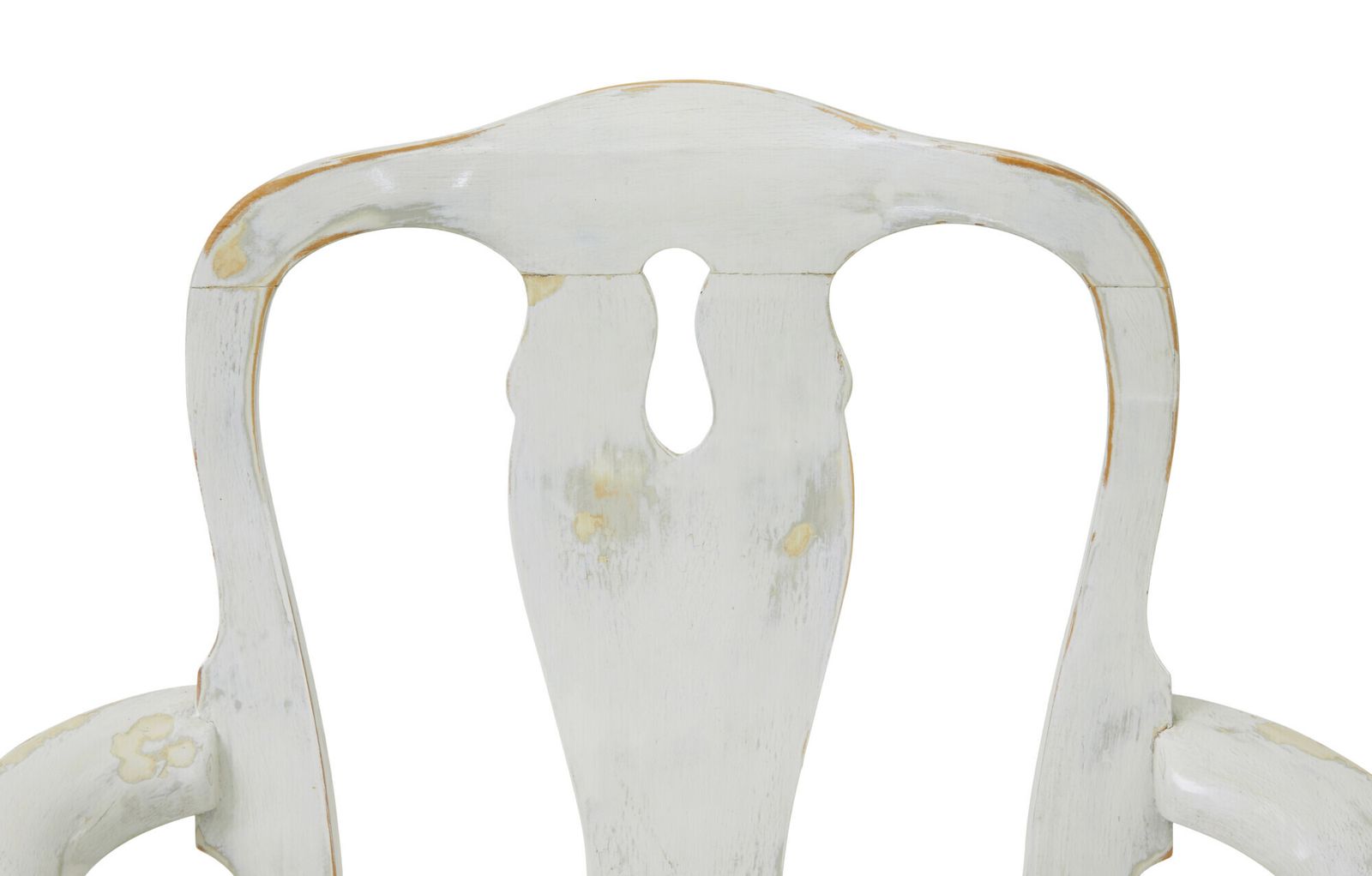 Set Of 14 Lacquered Queen Anne Influenced Dining Chairs photo 4345.0