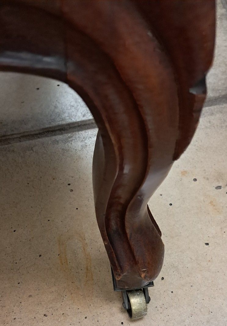 195.0 Victorian Mahogany Parlour Armchair Upholstered In Grey Velvet With Castors photo