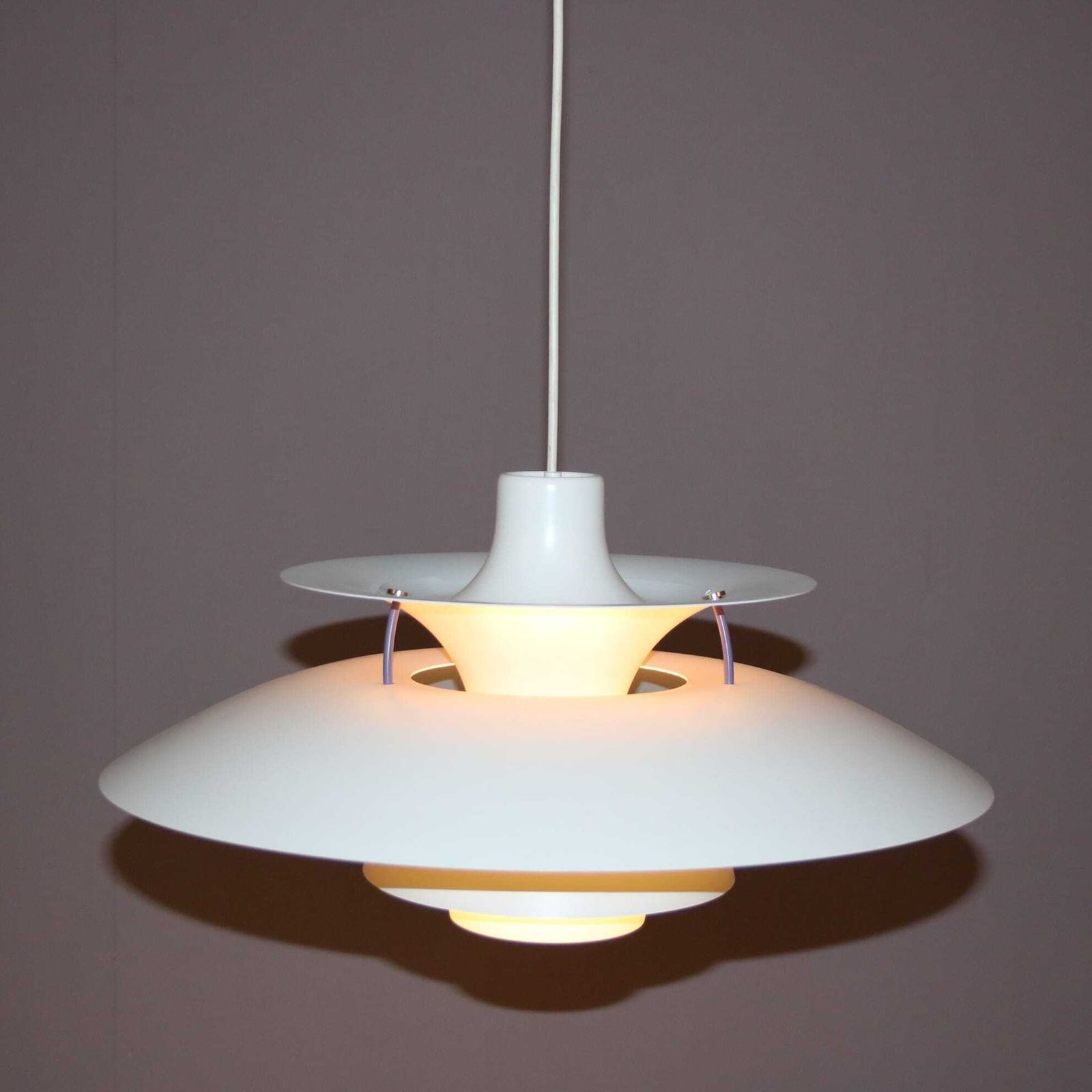 1960s Poul Henningson “Ph5” Hanging Lamp For Louis Poulsen, Denmark