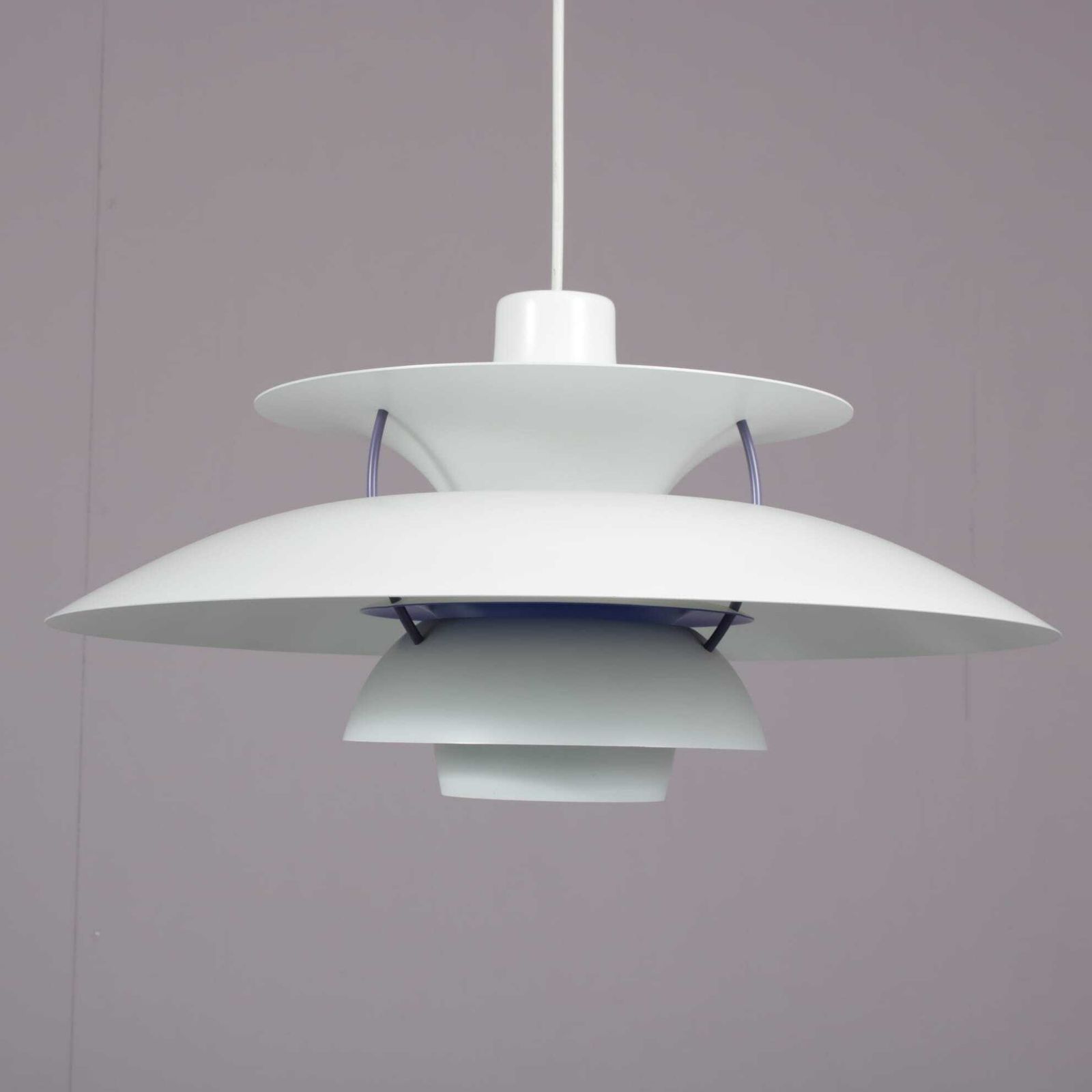1960s Poul Henningson “Ph5” Hanging Lamp For Louis Poulsen, Denmark photo for sale