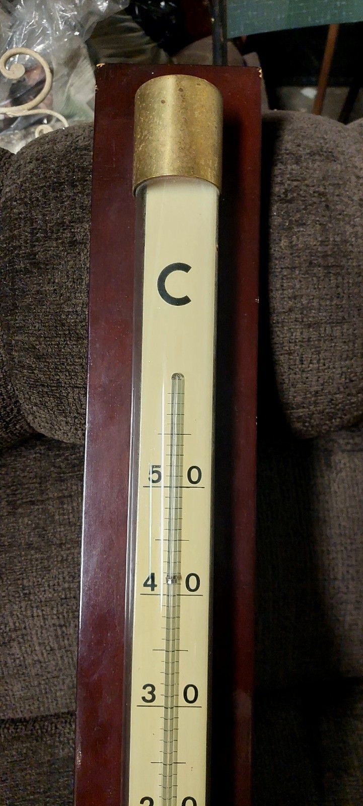 Rare Large Marine Thermometer 70s Melchior Marseille 96 Cm photo furniture