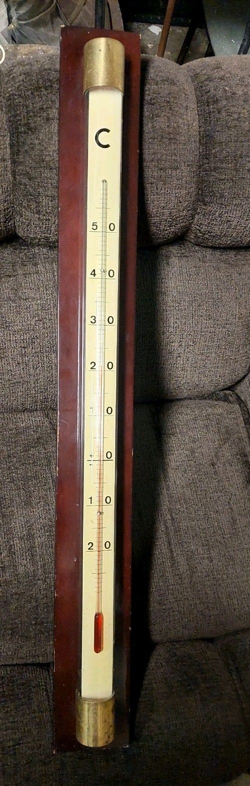 photo for sale Rare Large Marine Thermometer 70s Melchior Marseille 96 Cm
