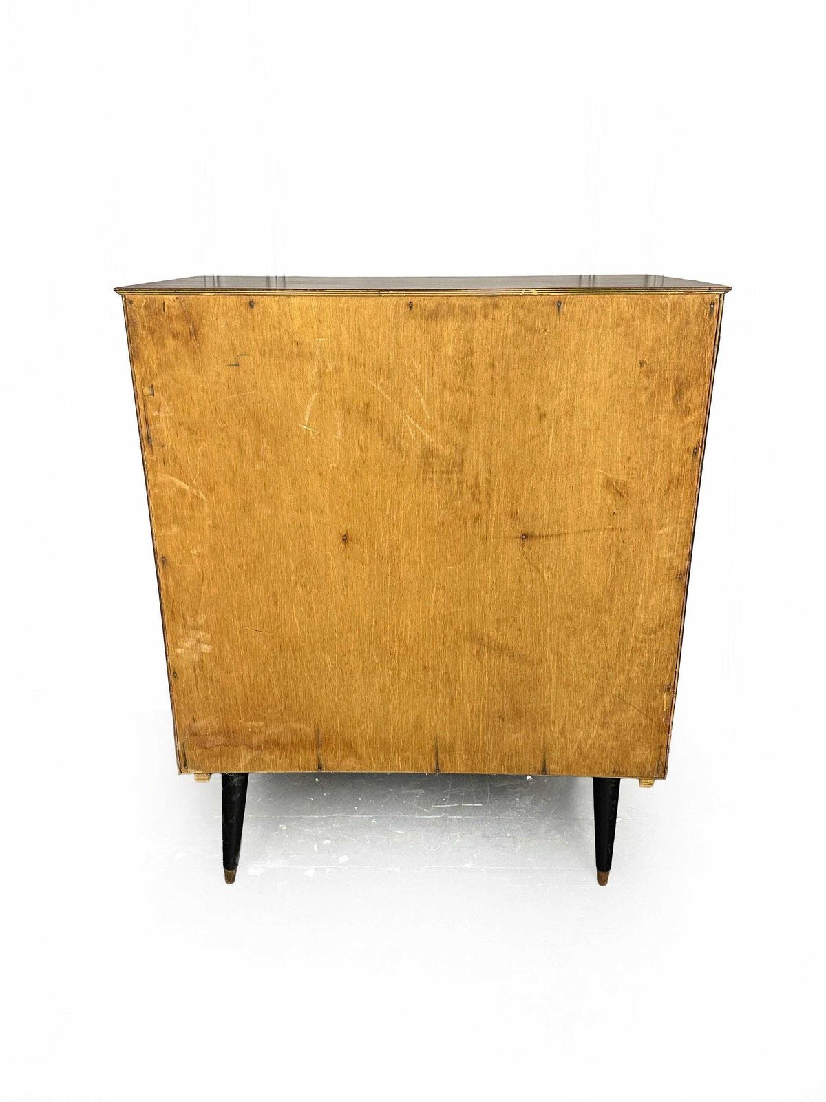 Mid Century Professionally Restored Tola Wood Chest Of Drawers/Tall Boy 1950's photo vinterior