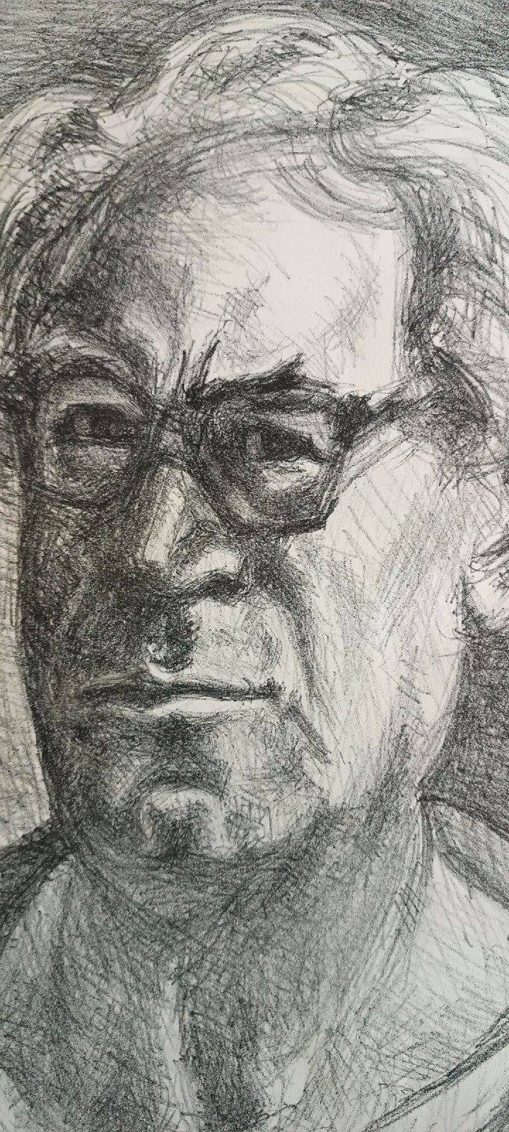 Portrait Drawing Of Erich Fromm  Giovanni March (Tunisi 1894  Livorno 1974) photo Art