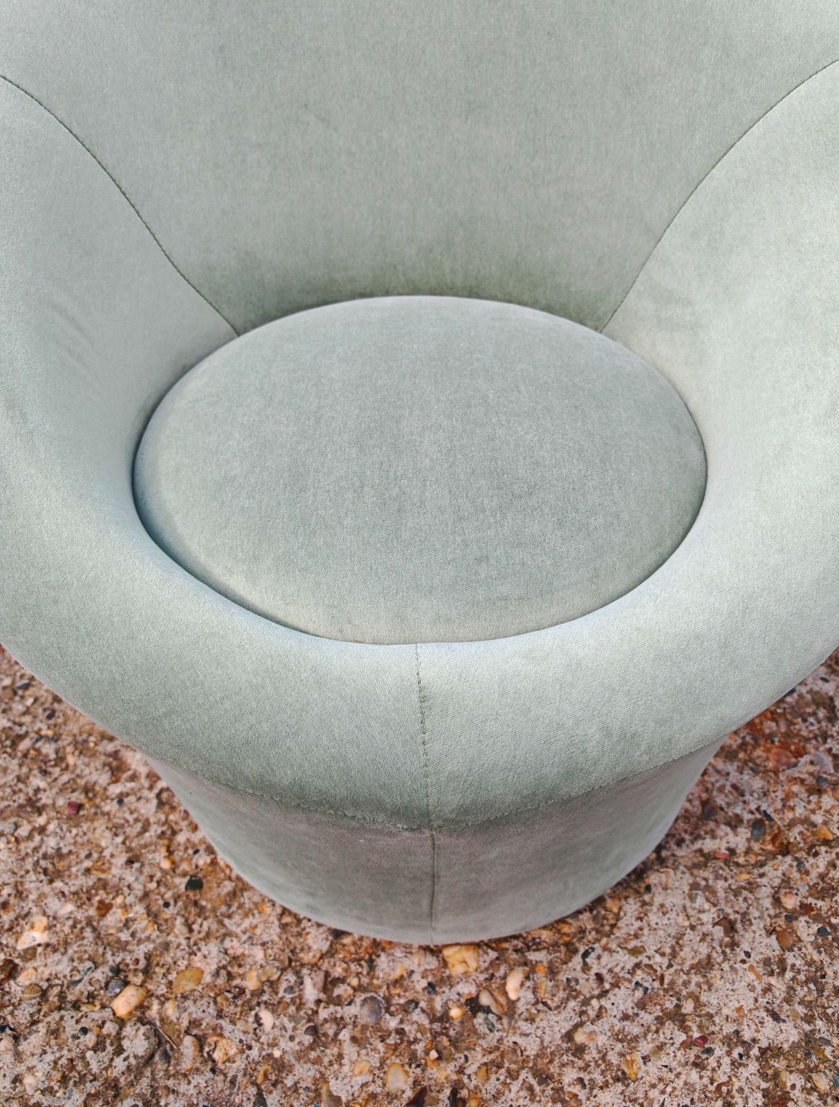 Mid Century Modern Mushroom Club Chair In Style Of Pierre Paulin, Italy 1980s photo buy