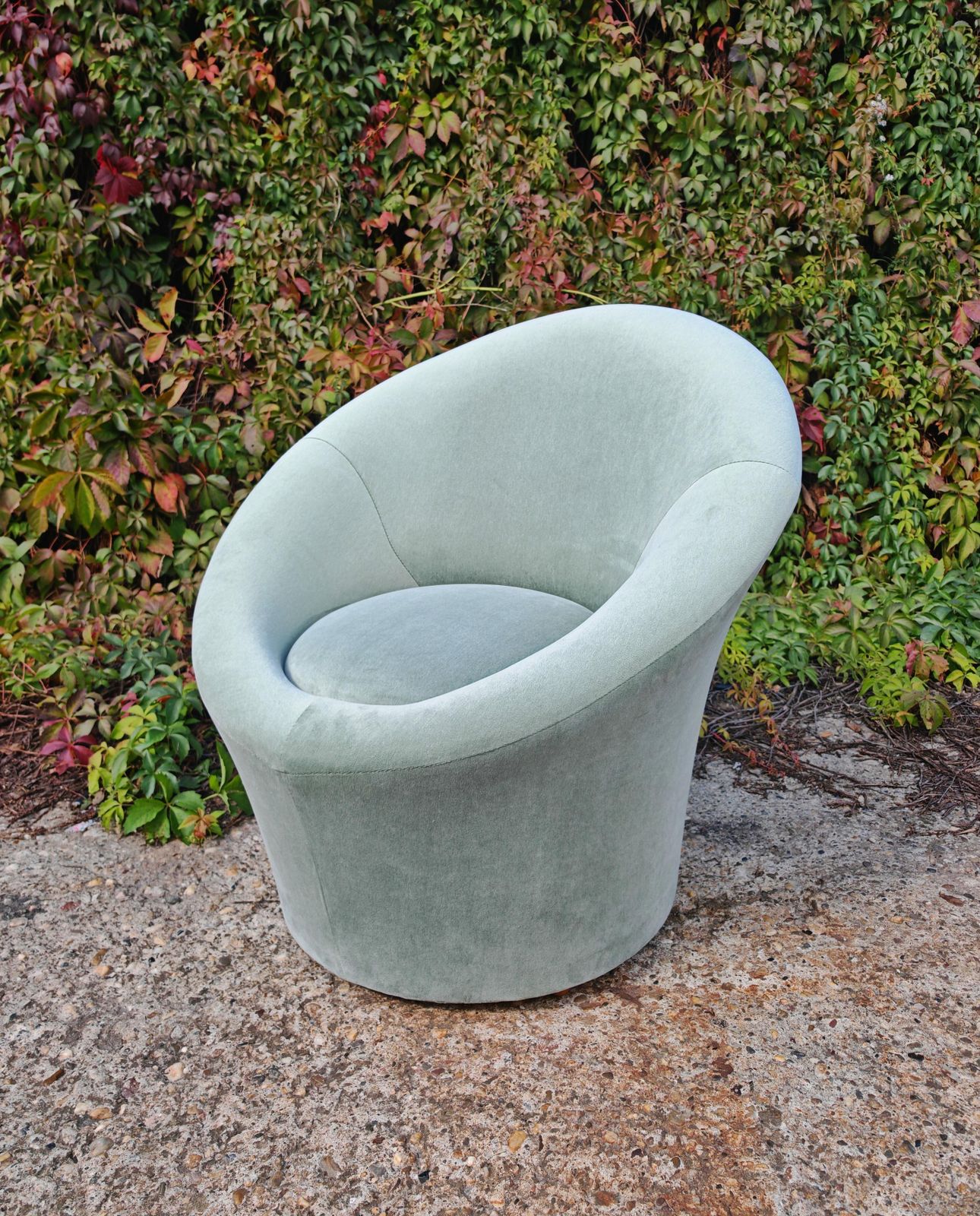 Furniture Mid Century Modern Mushroom Club Chair In Style Of Pierre Paulin, Italy 1980s photo