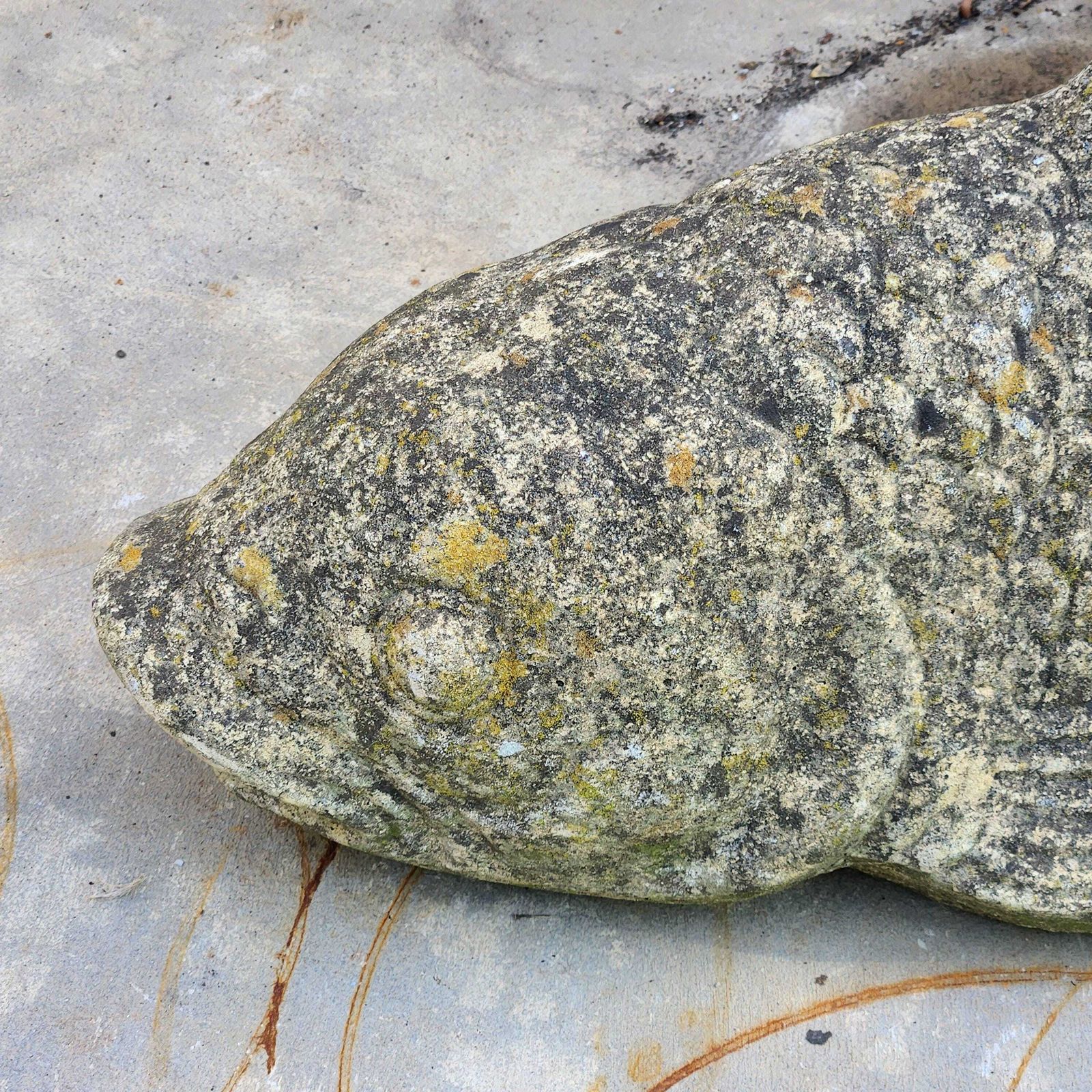 Weathered Koi Carp Water Fountain   Reconstituted Stone photo furniture