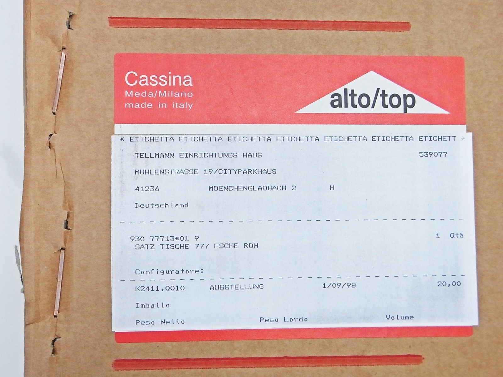 777  Nesting Tables By Afra & Tobia Scarpa For Cassina, 1998, Set Of 3 photo for sale