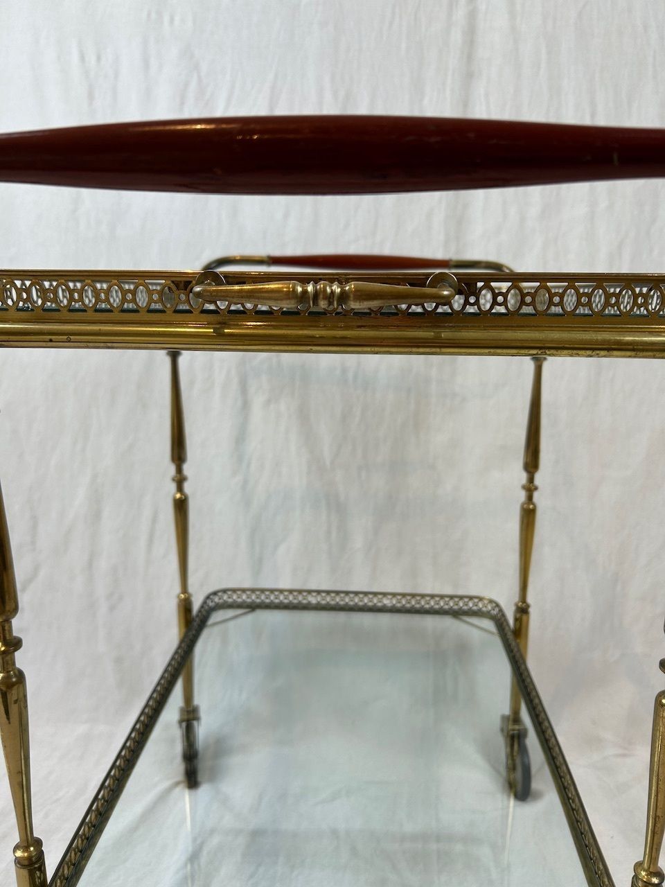 Mid Century Italian Bar Cart photo vintage