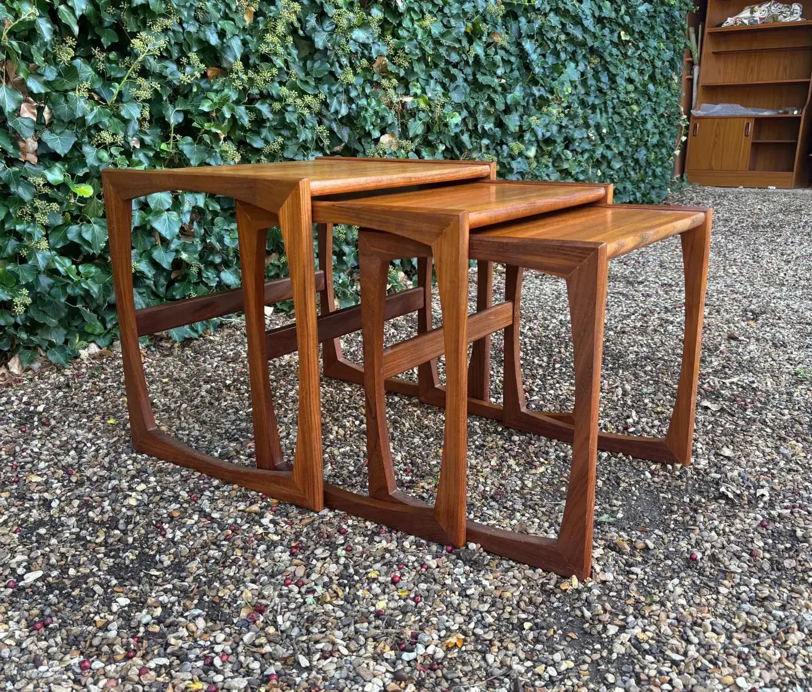 Vintage G Plan Quadrille Mid Century Nest Of Tables photo Furniture