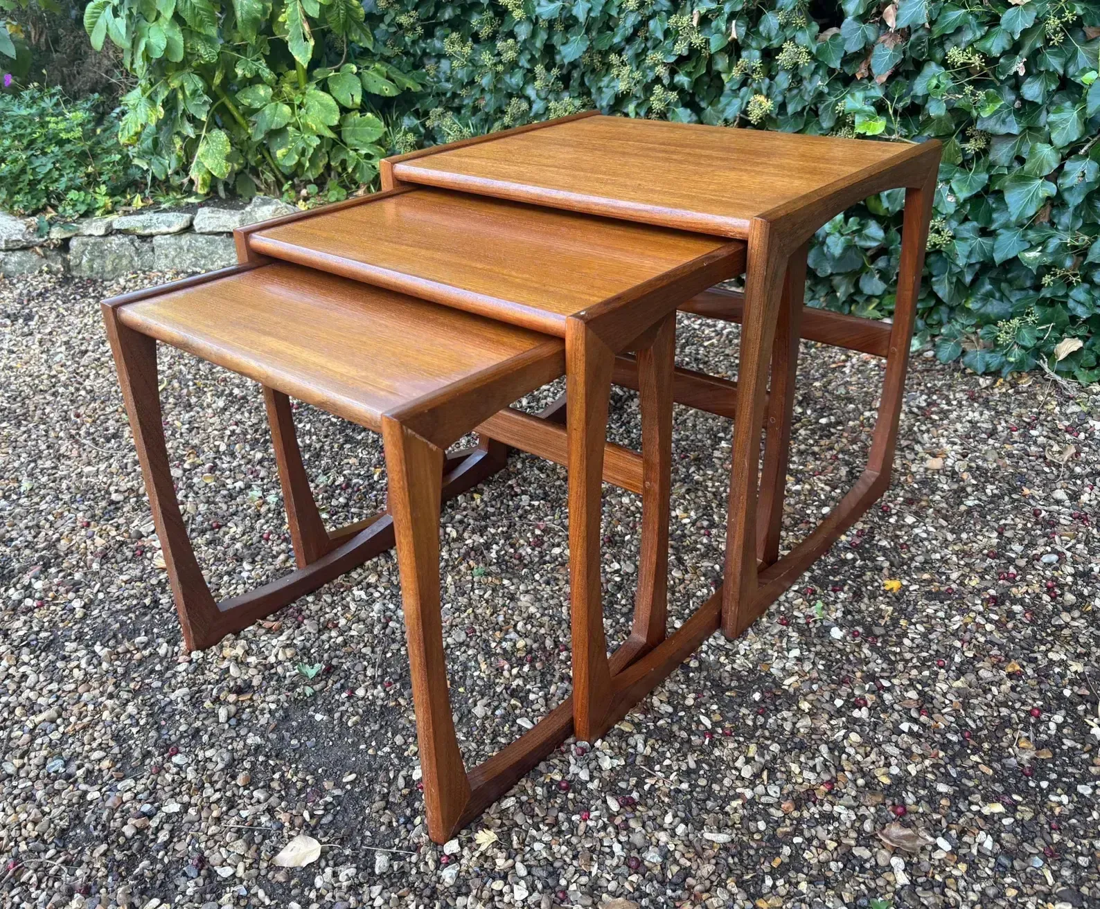 Vintage G Plan Quadrille Mid Century Nest Of Tables photo vinterior