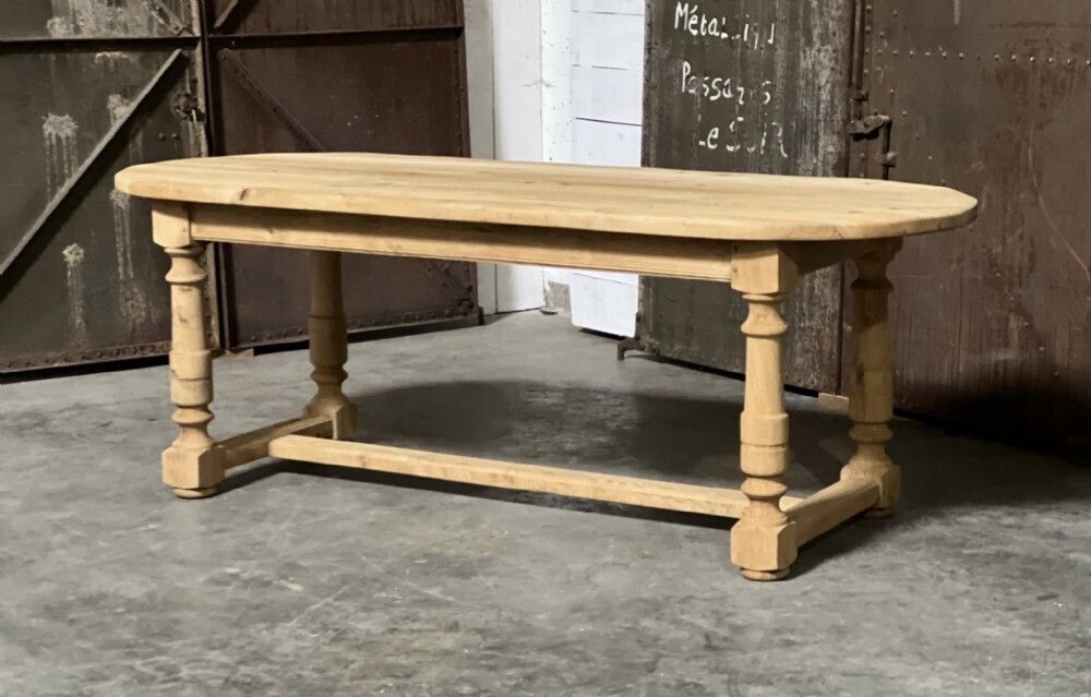 French Oak Farmhouse Dining Table photo for sale
