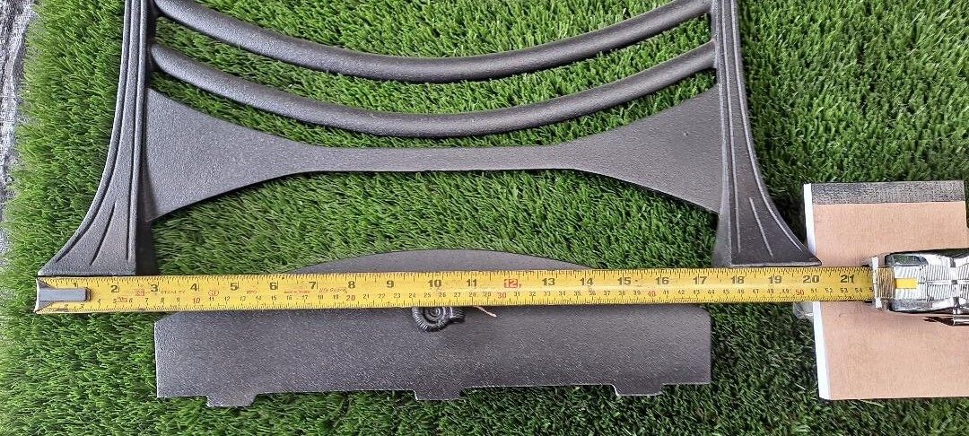 Fireplace Bars Fire Front Fireplace Fret Cast Iron Replacement Part photo vinterior
