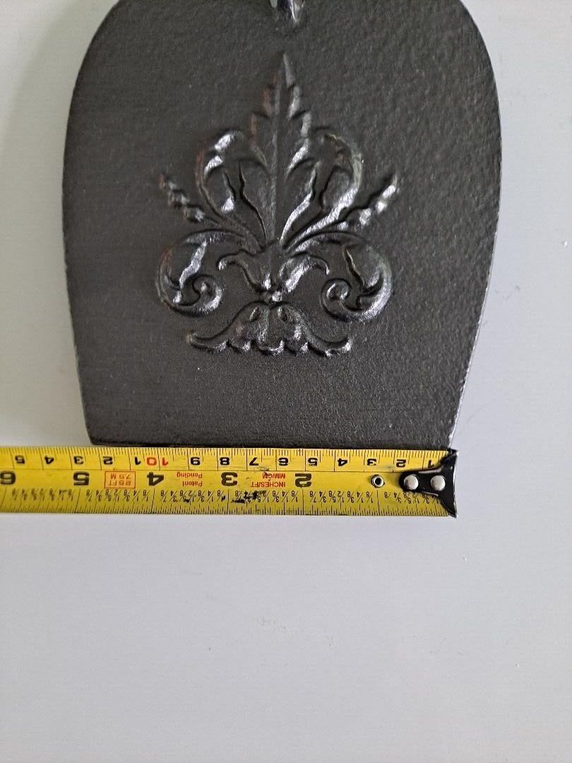 Cast Iron Soot Flap Damper Plate Original Arched Damper Choke Plate Item Itemvc1 photo vintage