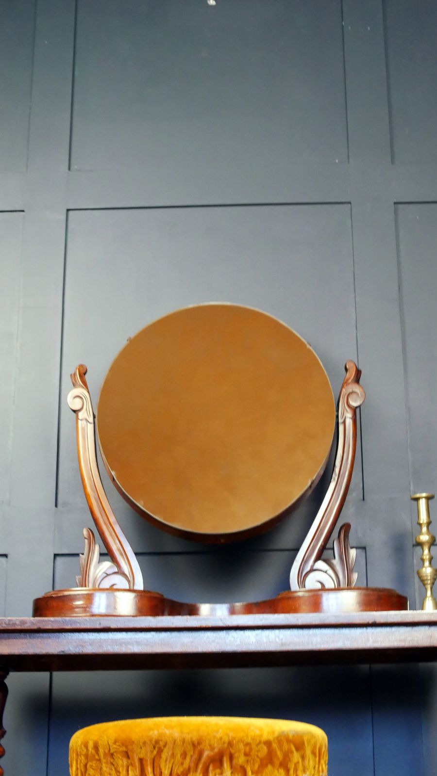 Victorian Oval Dress Mirror, 1800s photo 475.0