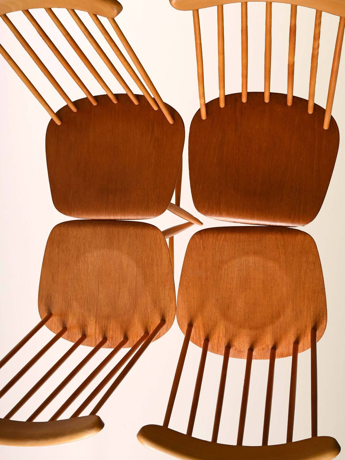 photo for sale Set Van 4 Scandinavische Fanett Stoelen Van Ilmari Tapiovaara