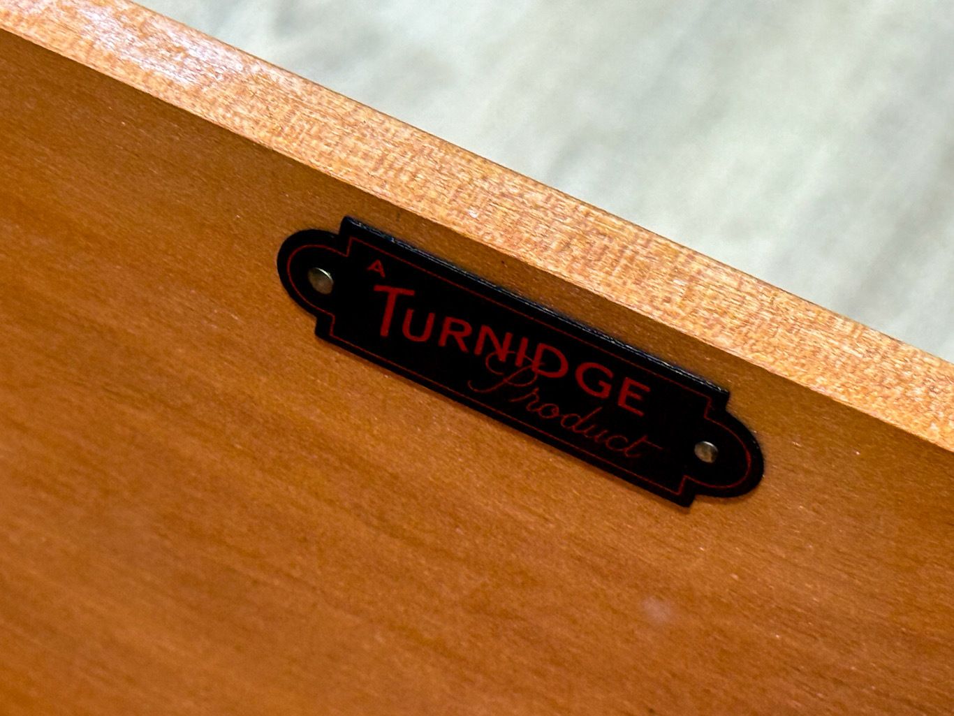 Tall Teak Bedside Cabinet By Turnidge Of London photo buy