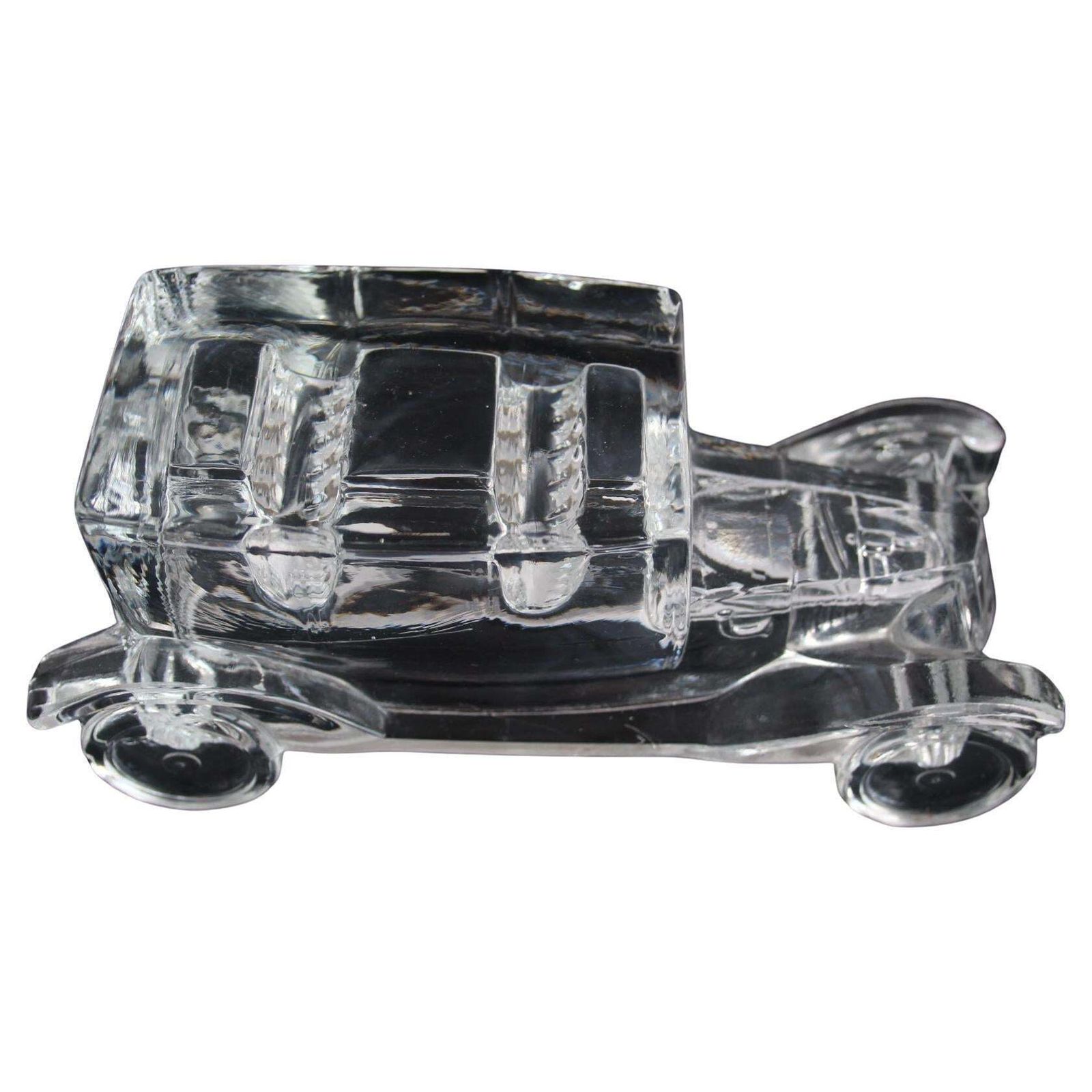 Art Deco Unique Antique Glass Paperweight, Tatra 11, Circa 1920s. photo furniture