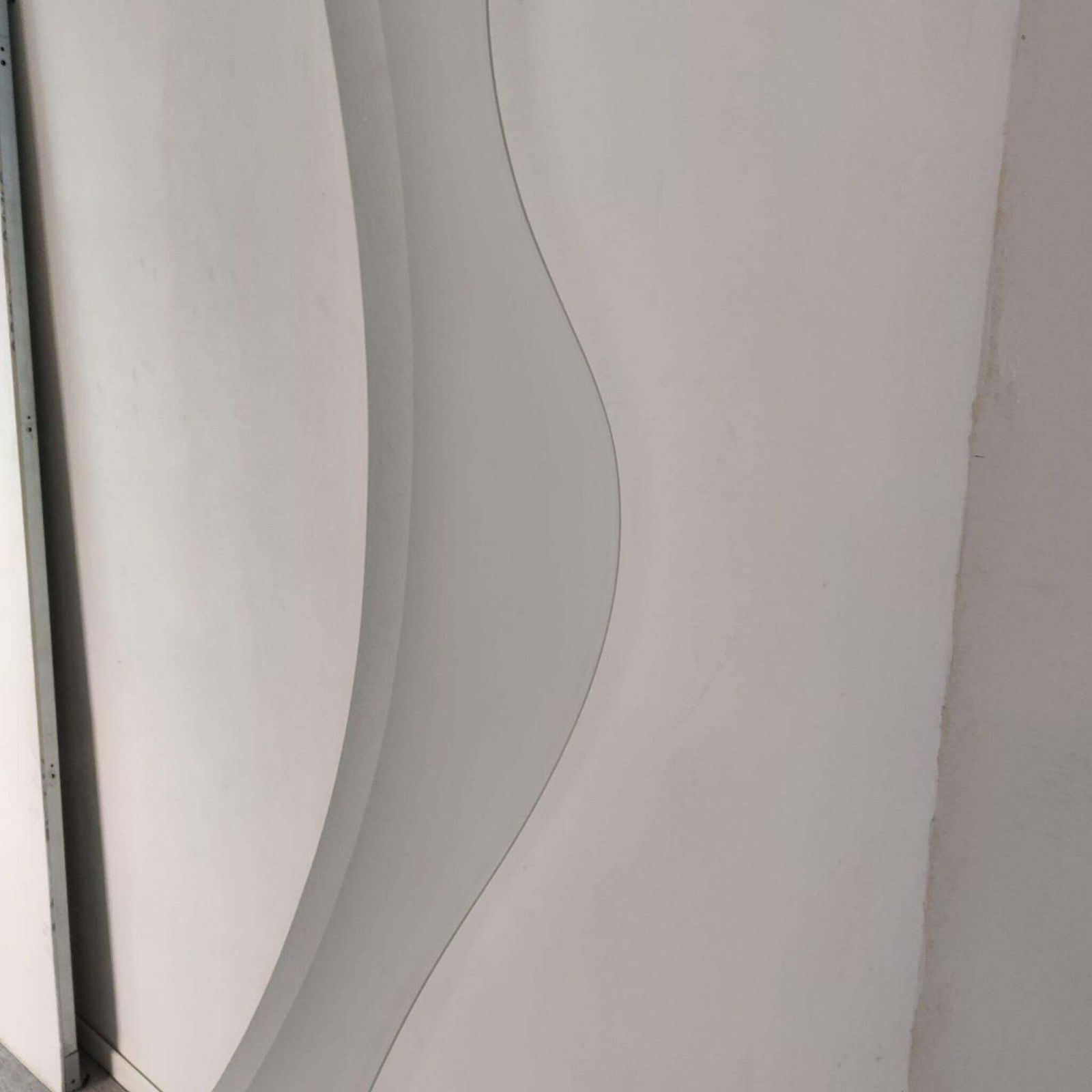 Italian Mirror Round Round By Nanda Vigo For Glas Italia, 1987 photo buy