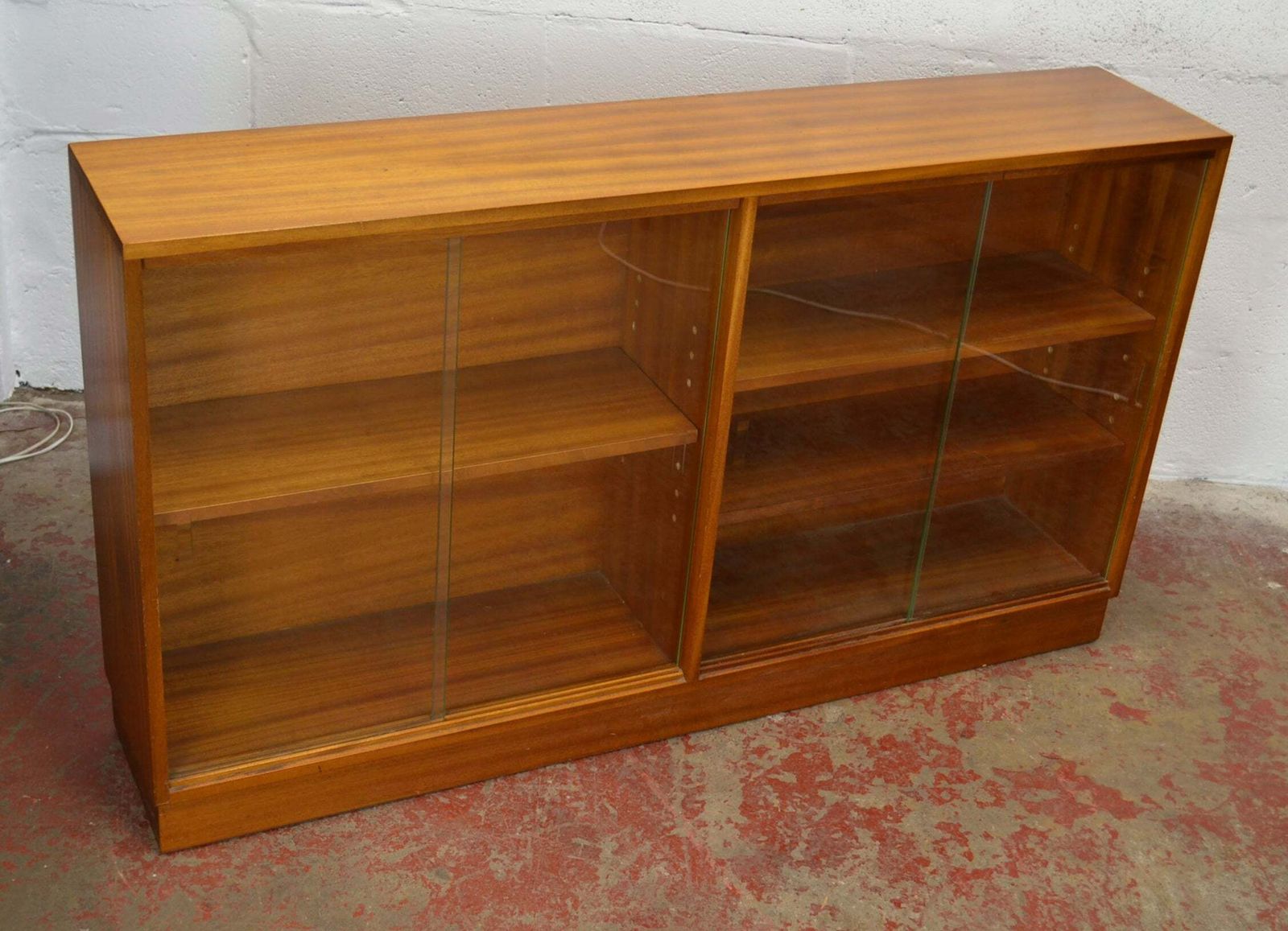 Vintage Teak Morris Of Glasgow Bookcase photo Furniture