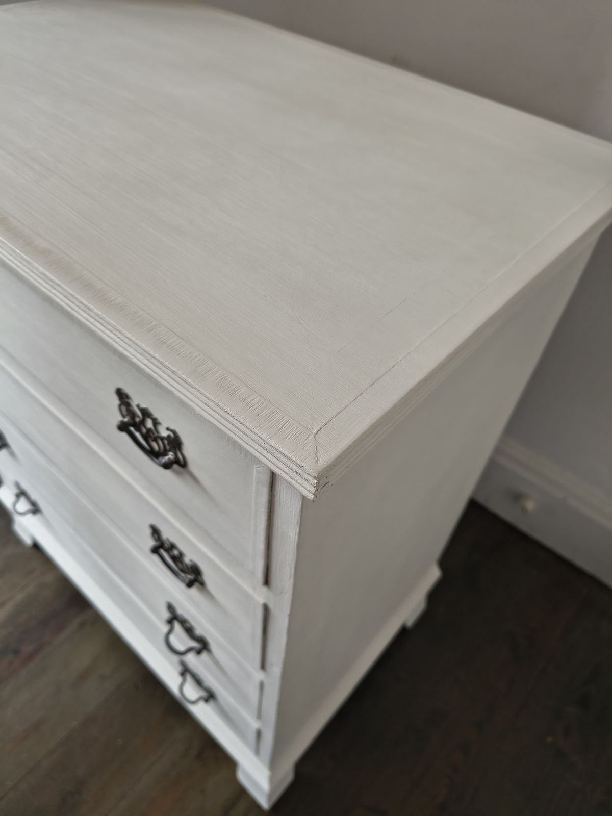 White Painted Vintage Chest Of Drawers photo for sale