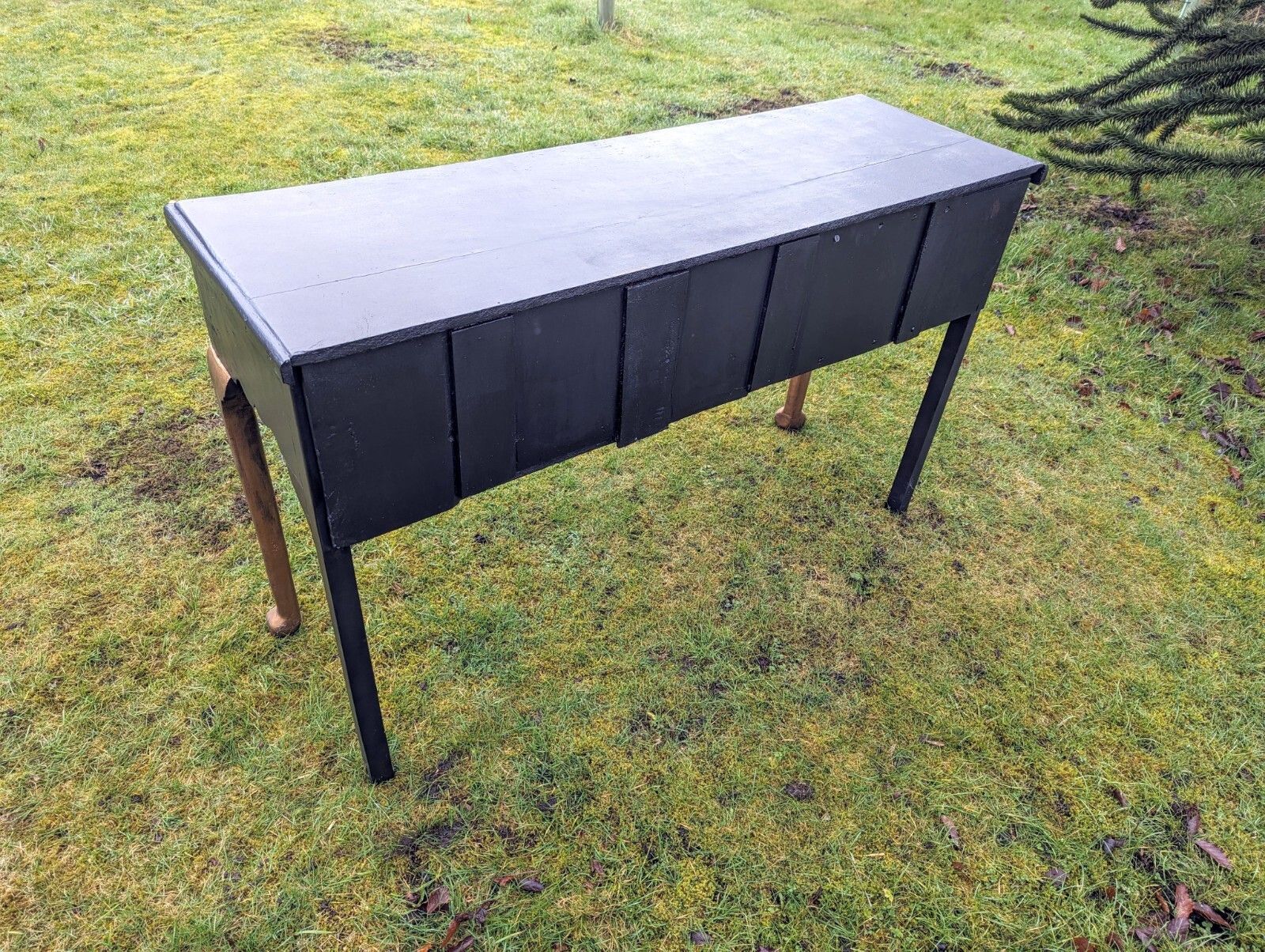 18th Century Georgian Painted Console Cabriole Supports Delivery Available 0244. photo vinterior