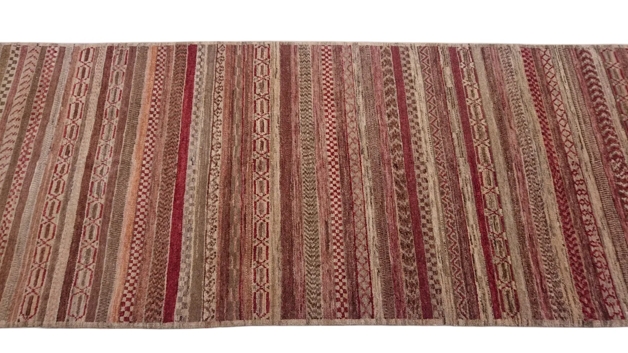 3x11 Khorjin Tribal Oriental Wool Hallway Runner Rug photo for sale
