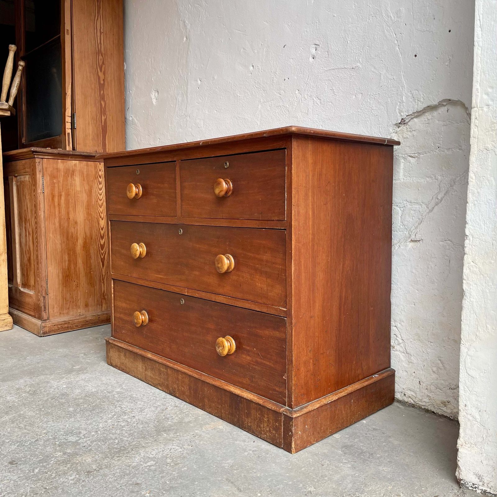 Antique Pine Chest Of Drawers   #1765 photo furniture