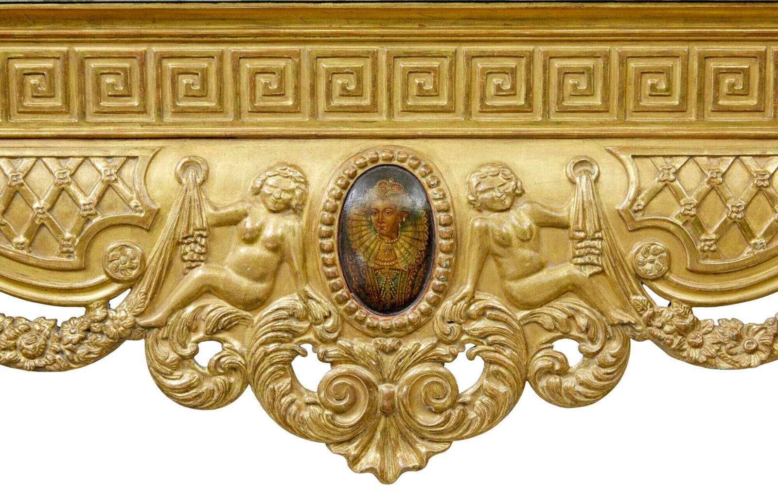 19th Century George II Influenced Marble Top Center Table photo 43945.0