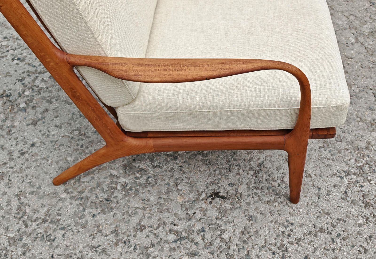 Furniture Pair Of Mid Century Modern Armchairs By Adrian Pearsall, Model 2315 C, USA 1960s photo