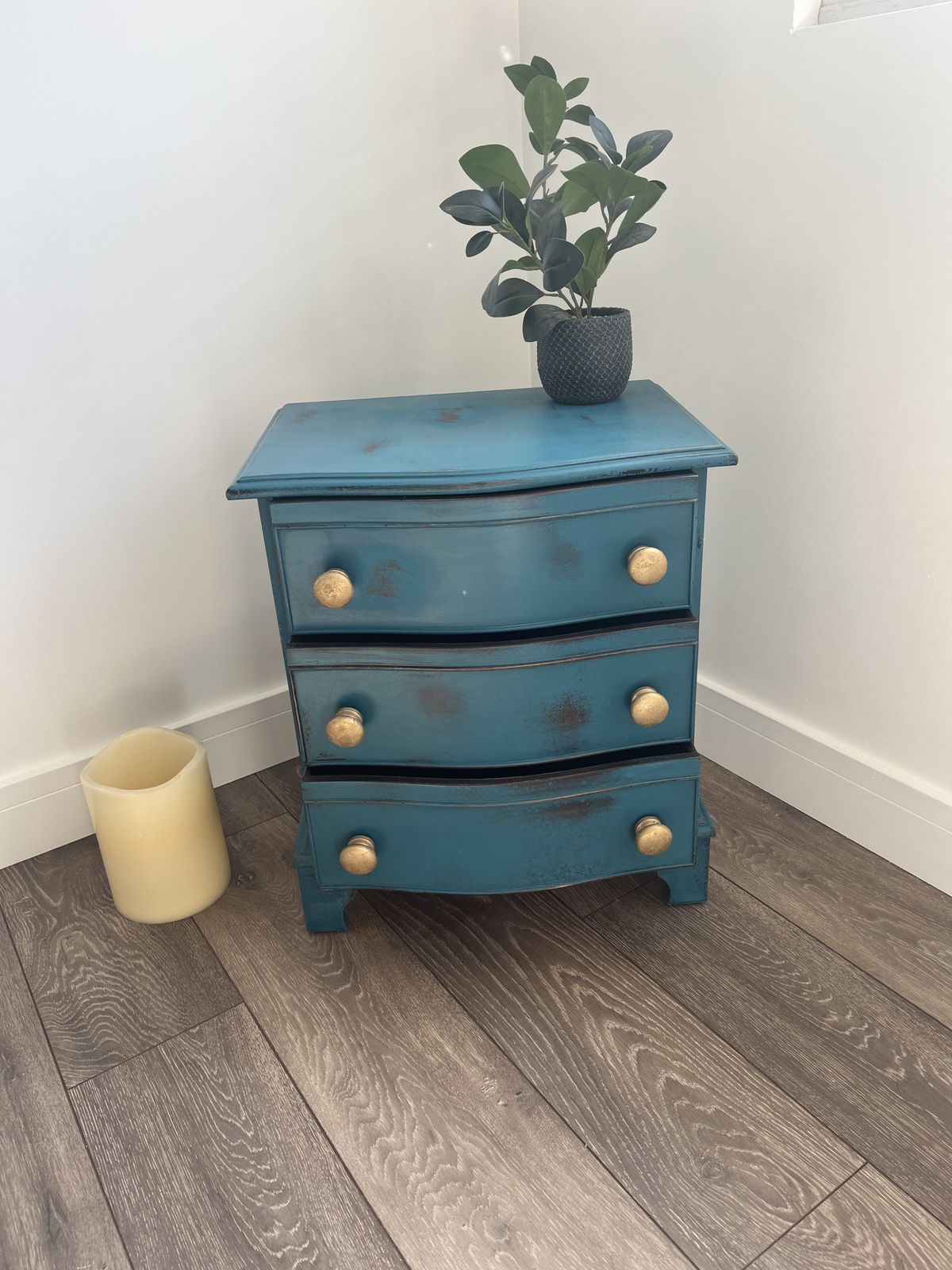 Rustic 3 Draw Chest Of Drawers photo 80.0