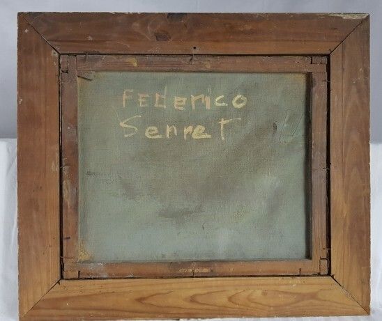 photo furniture “Still Life With Vegetables,” Impressionist Oil On Canvas, Antique, Circa 1900–1930.