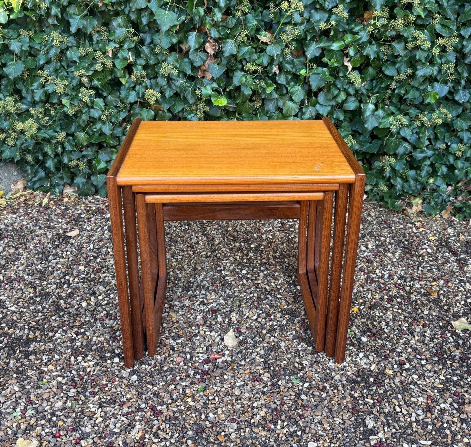 Vintage G Plan Quadrille Teak Nest Of Tables photo 240.0