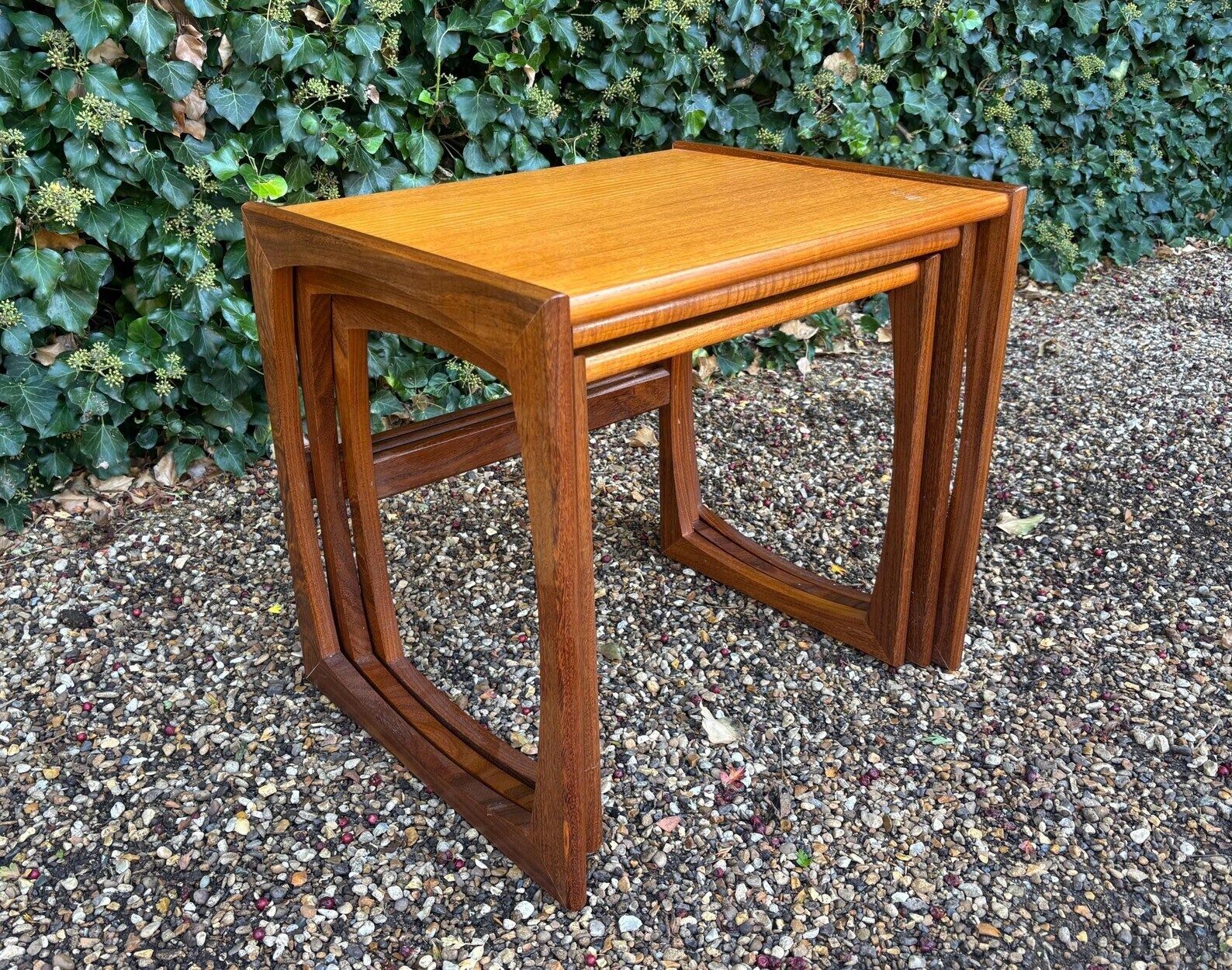 Vintage G Plan Quadrille Teak Nest Of Tables photo vinterior