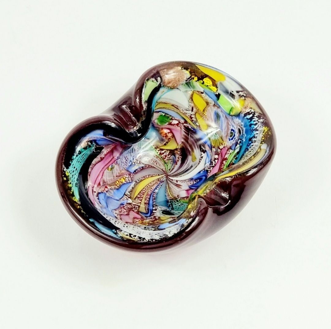 Mid Century Murano Glass Bowl From The 'Tutti Frutti' Series By Dino Martens For Aureliano Toso, Italy, 1950s photo for sale
