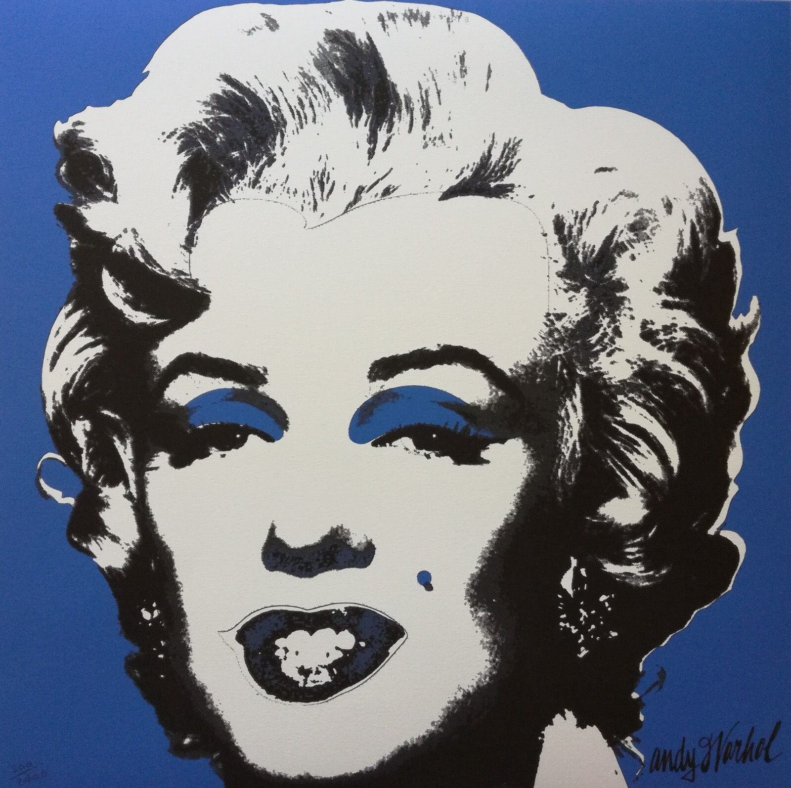 Andy Warhol – Metallic Blue Marilyn
