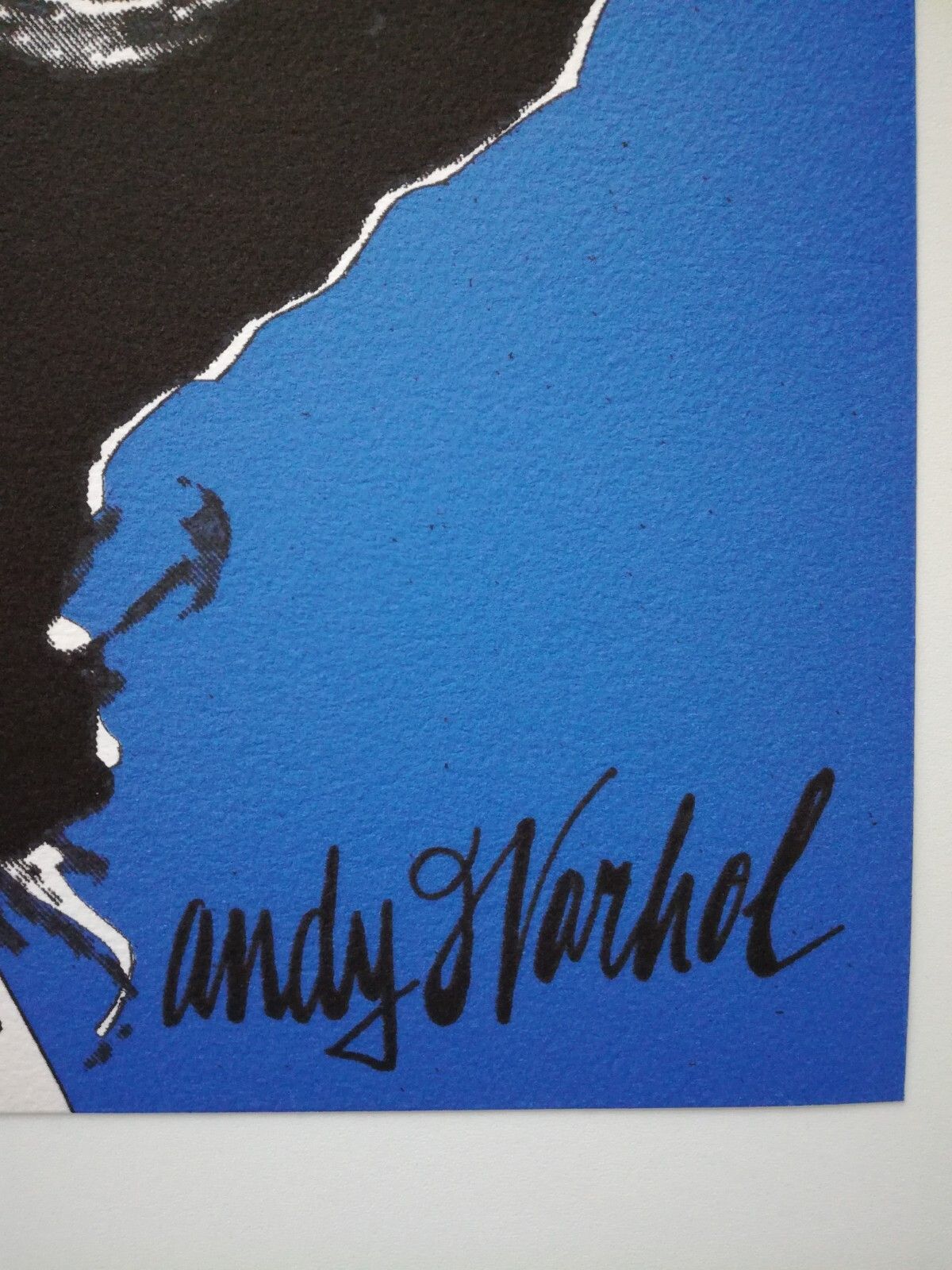 Andy Warhol – Metallic Blue Marilyn photo Art